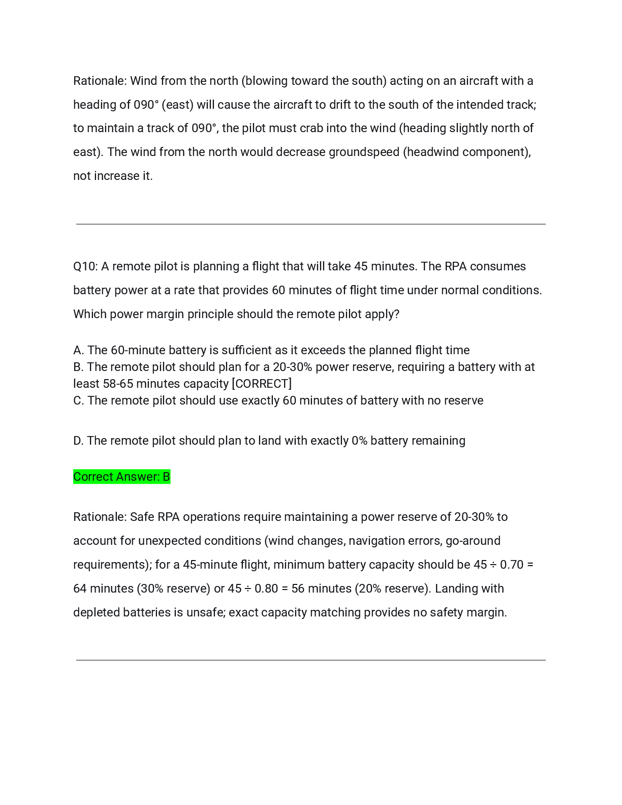 Preview page 7 of RePL Exam CASA Actual Q&A 2026/2027 – Complete Solution with Detailed Rationales | 100% Verified | Pass Guaranteed – A+