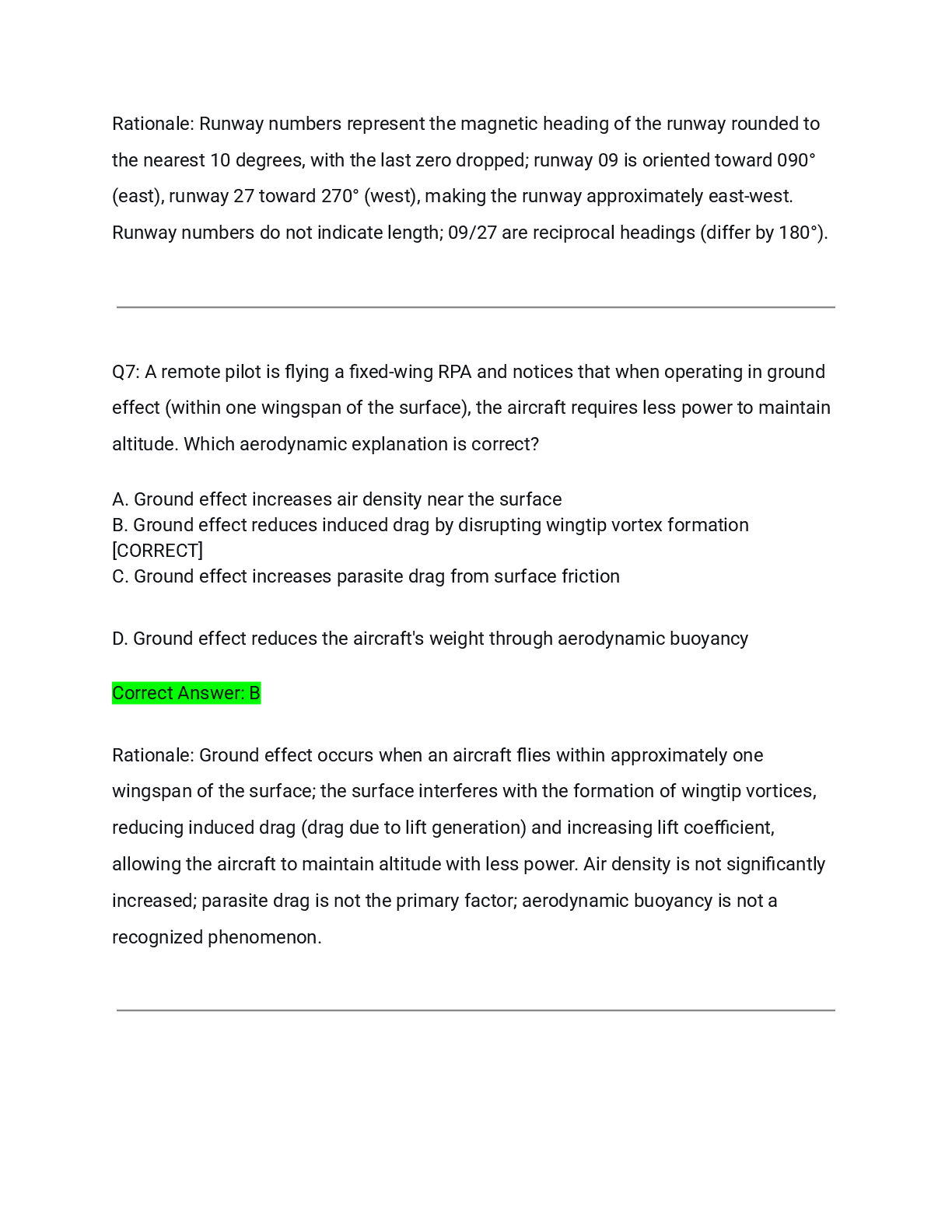 Preview page 2 of RePL Exam CASA Actual Q&A 2026/2027 – Complete Solution with Detailed Rationales | 100% Verified | Pass Guaranteed – A+