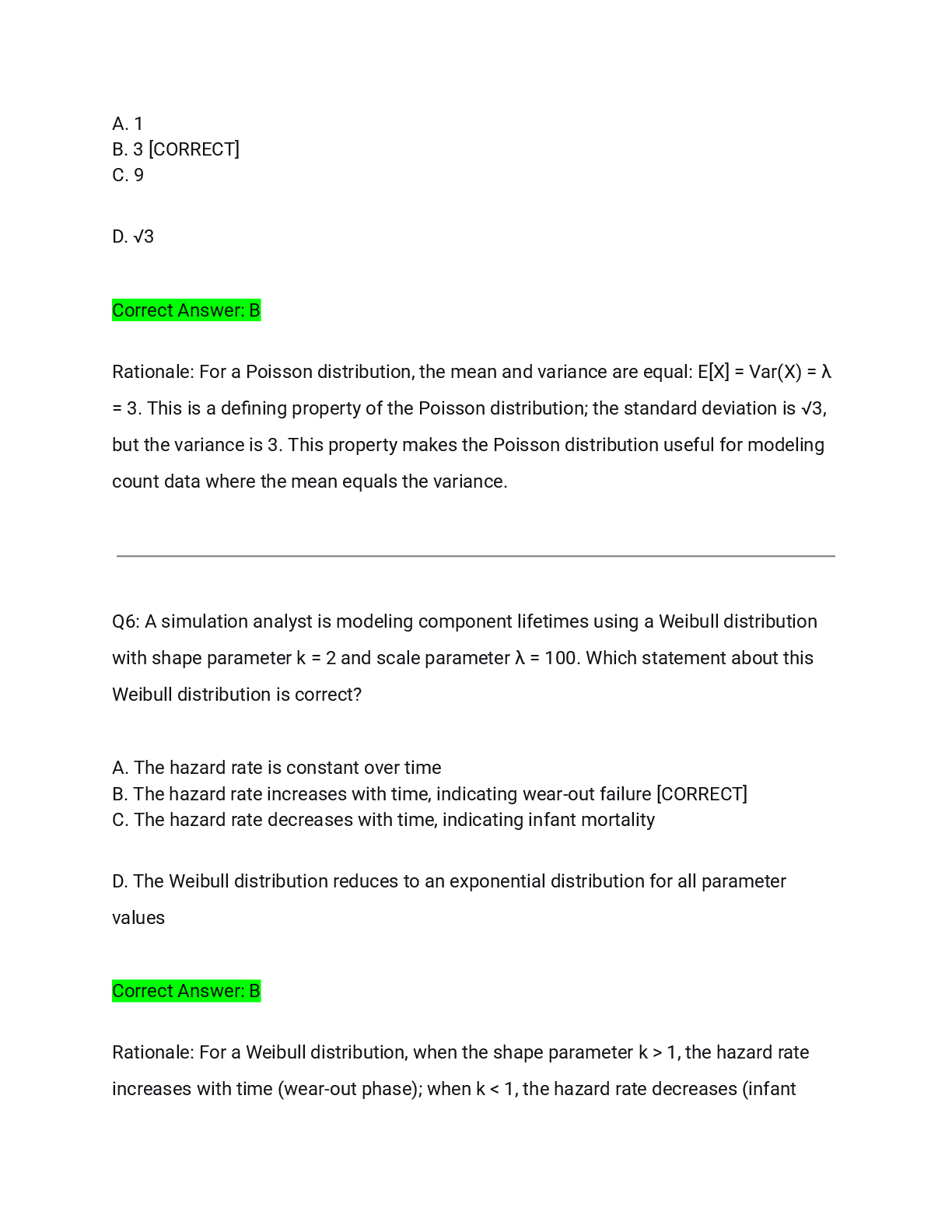 Preview page 4 of ISYE 6644 Summer Final Exam Actual Q&A 2026/2027 – Comprehensive Simulation & Stochastic Modeling Assessment with Detail