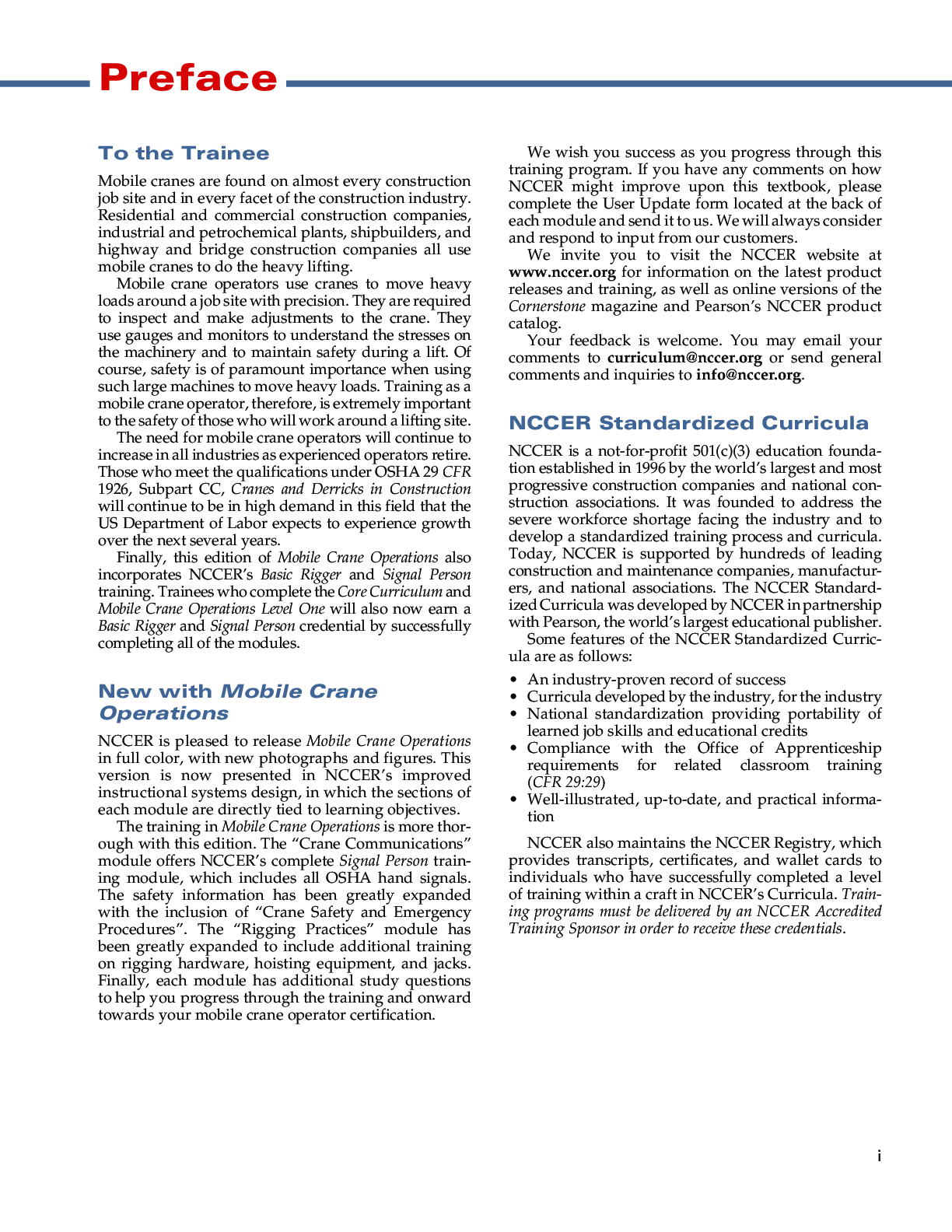 Preview page 3 of eBook PDF Mobile Crane Operations Level 1 Trainee Guide 3rd Edition By NCCER