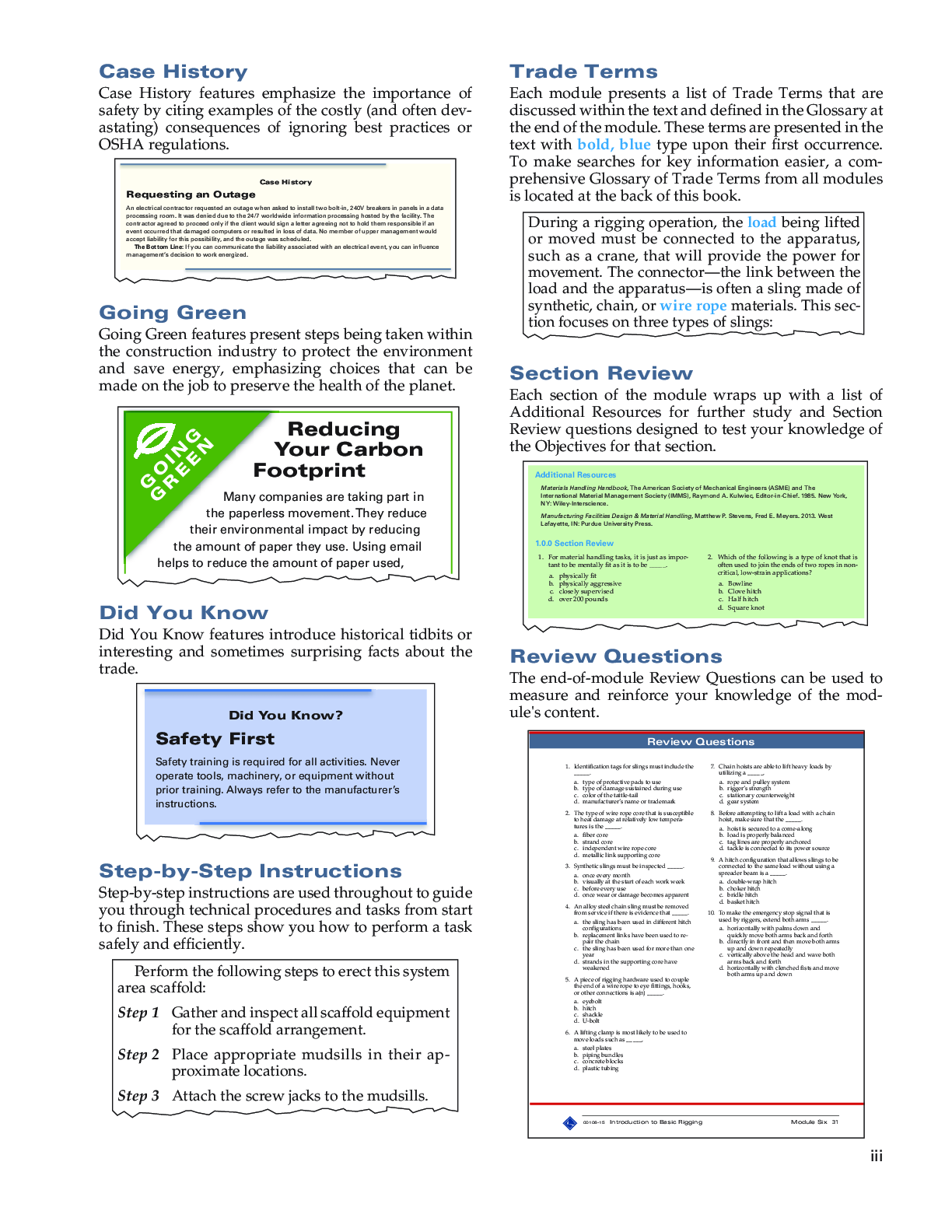 Preview page 5 of eBook PDF Mobile Crane Operations Level 1 Trainee Guide 3rd Edition By NCCER