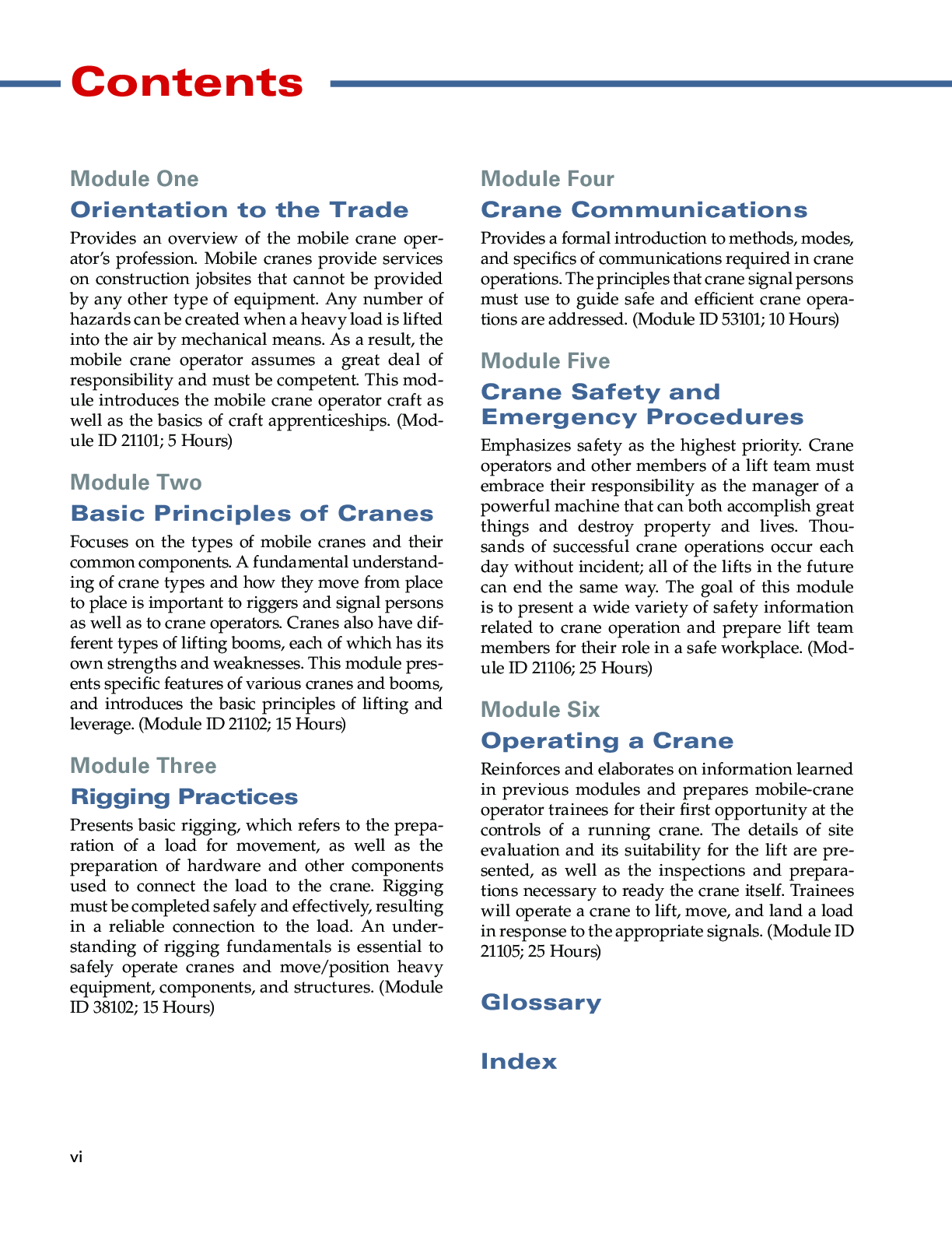Preview page 8 of eBook PDF Mobile Crane Operations Level 1 Trainee Guide 3rd Edition By NCCER