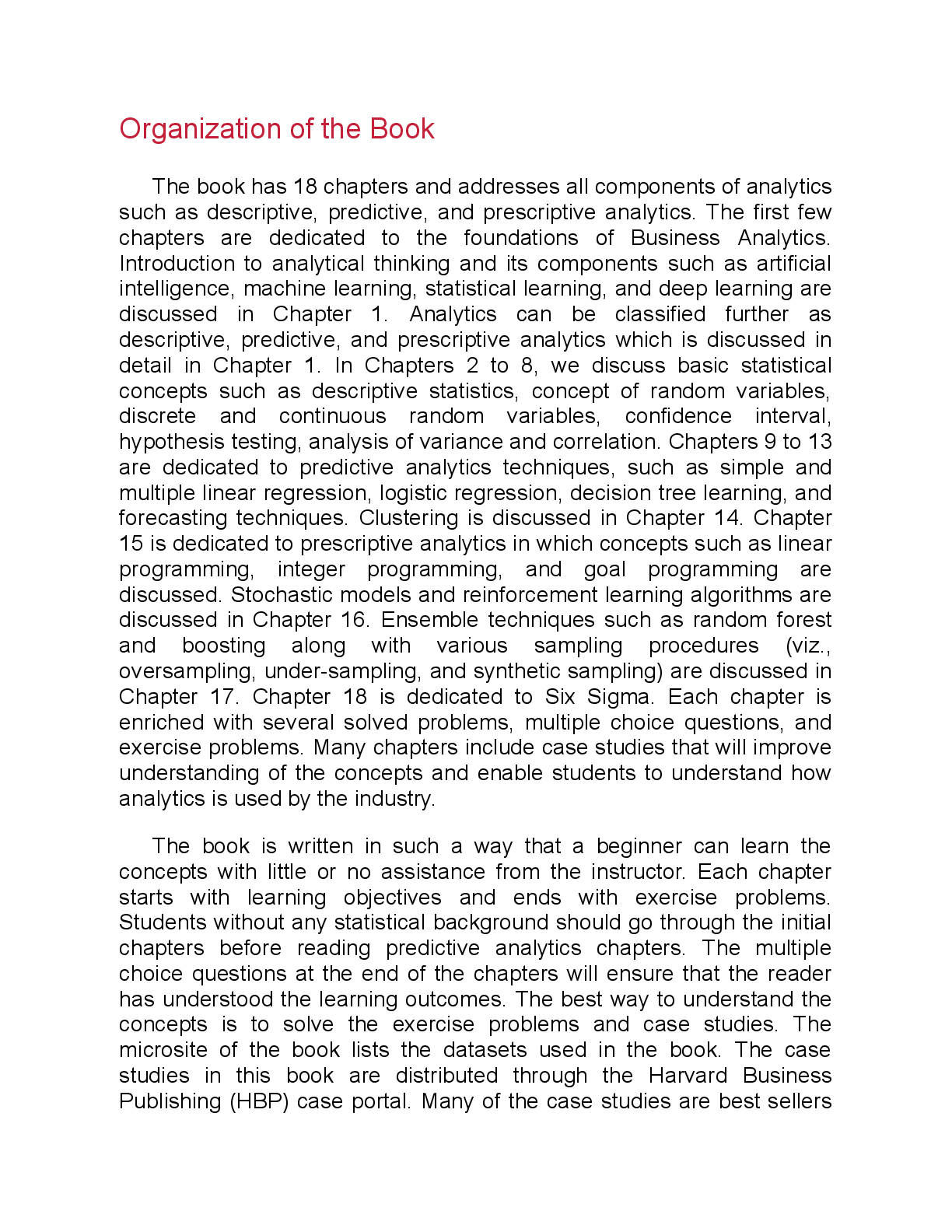 Preview page 7 of Business Analytics The Science of Data Driven Decision Making 2nd Edition By Dinesh Kumar