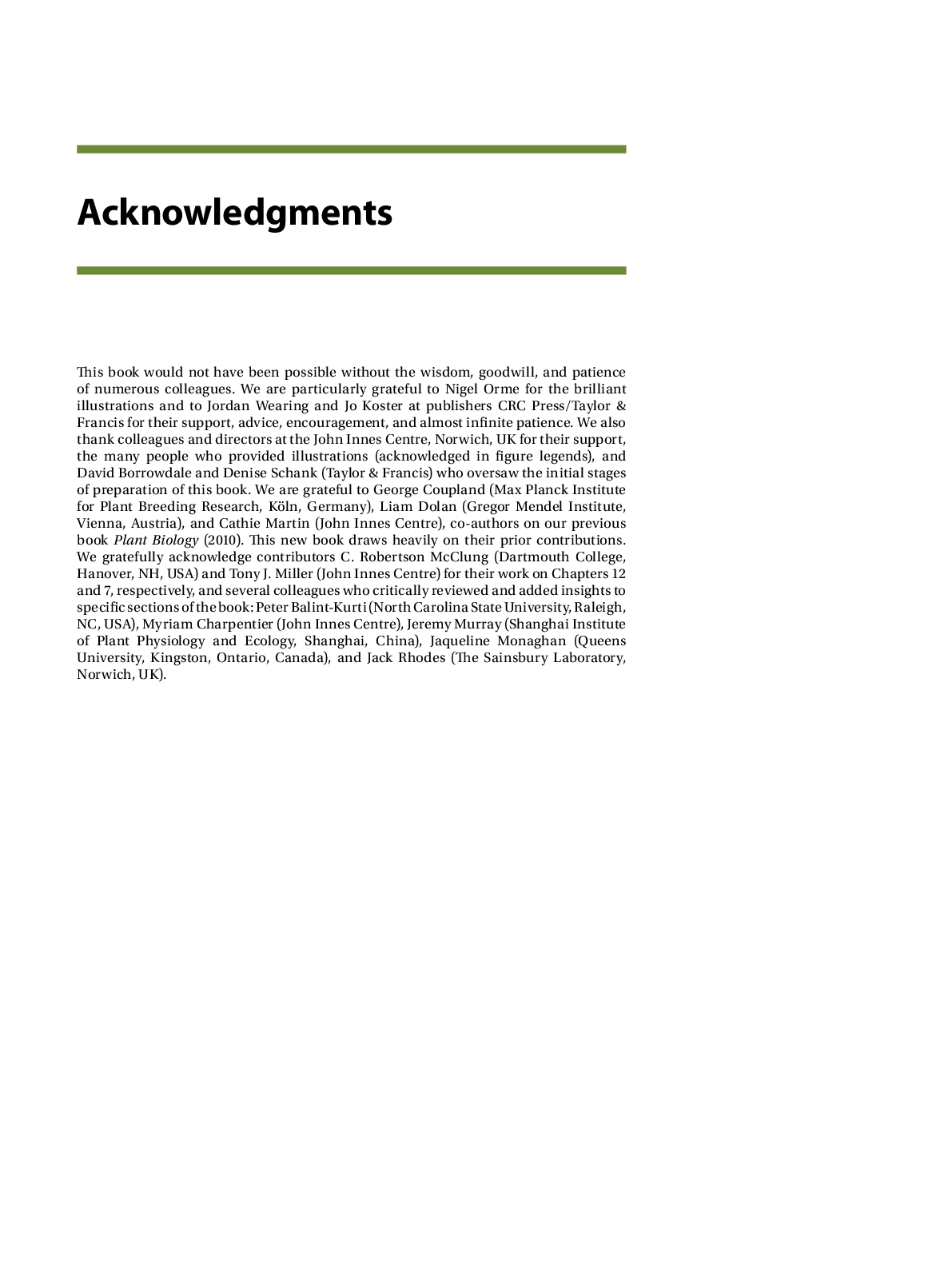 Preview page 5 of eBook PDF Essential Plant Biology By Alison Smith, Allan Downie