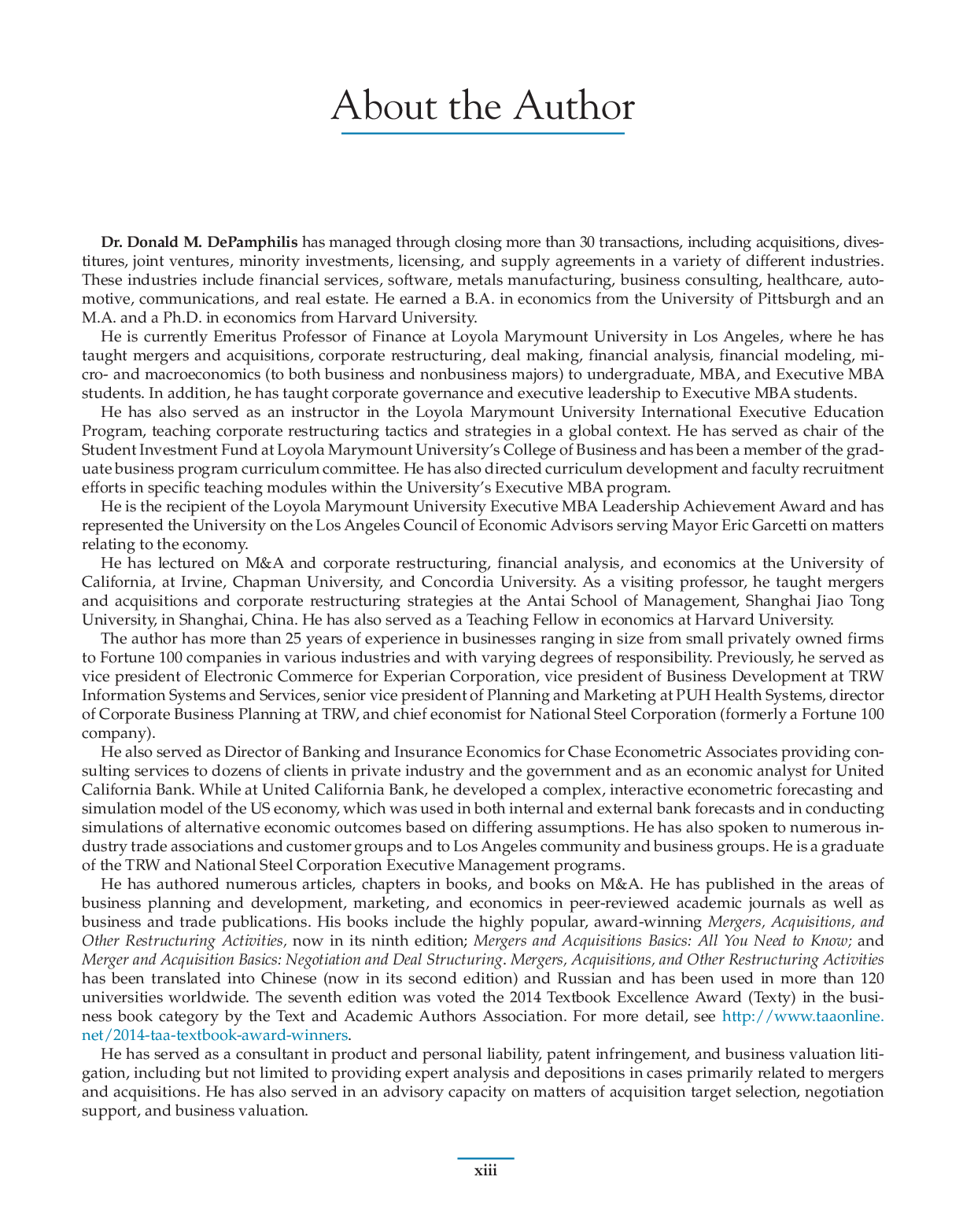 Preview page 3 of eBook PDF Mergers Acquisitions and Other Restructuring Activities An Integrated Approach to Process Tools Cases and Solu