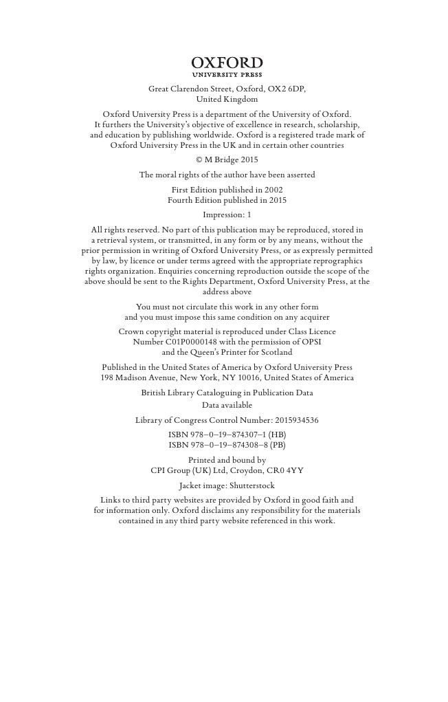 Preview page 5 of Personal Property Law 4th Edition By Michael Bridge