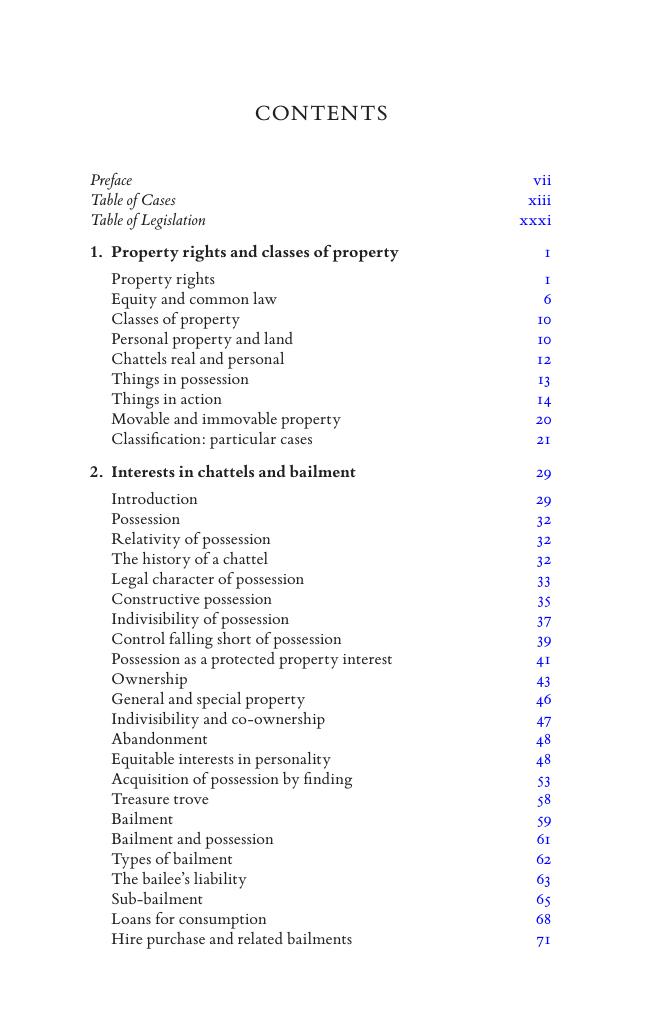 Preview page 10 of Personal Property Law 4th Edition By Michael Bridge