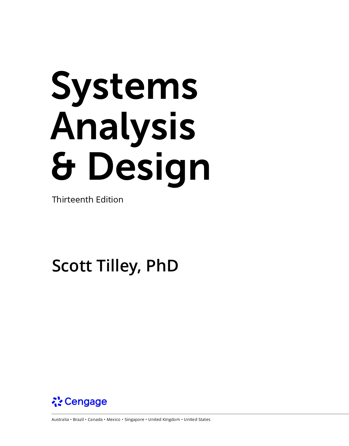 Preview page 2 of eBook PDF Systems Analysis and Design 13th Edition  By Scott Tilley