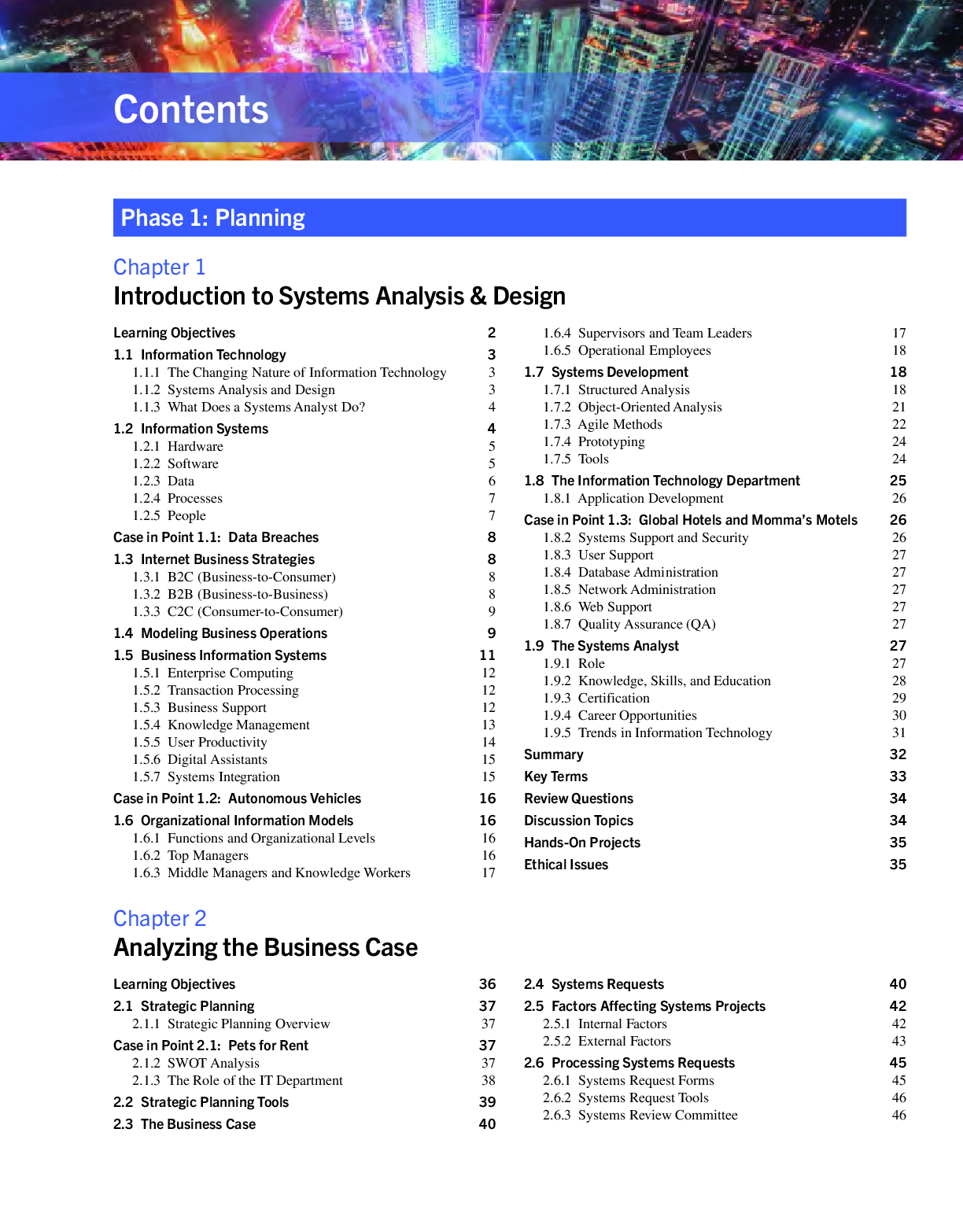 Preview page 7 of eBook PDF Systems Analysis and Design 13th Edition  By Scott Tilley