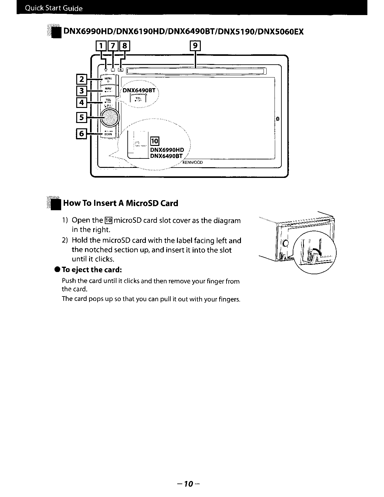 Preview page 6 of KENWOOD DNX7190HD DNX6990HD Instruction Manual