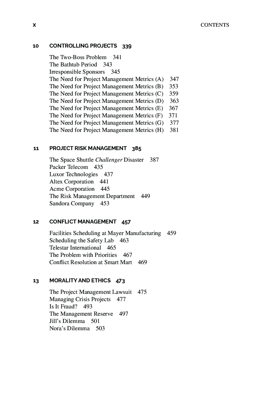 Preview page 2 of eBook PDF Project Management Case Studies 7th Edition By Harold Kerzner