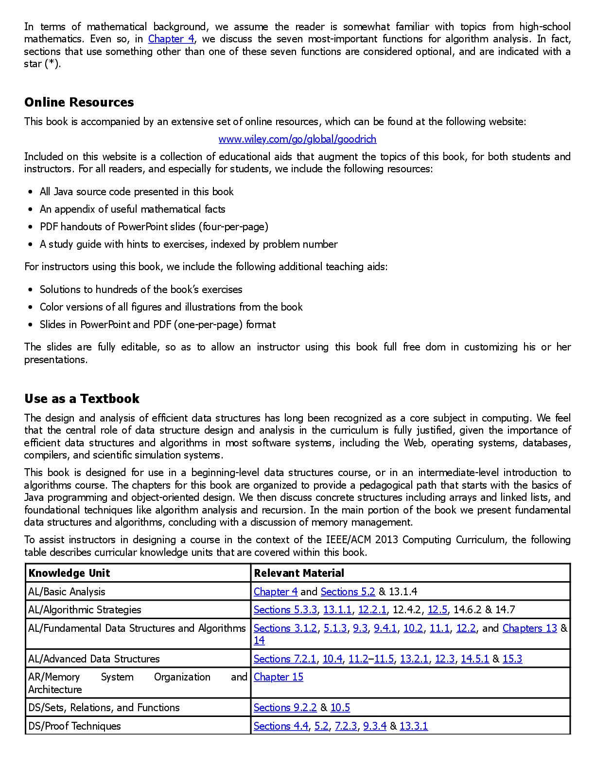 Preview page 8 of eBook PDF EPUB Data Structures and Algorithms in Java™ (AN INDIAN ADAPTATION) 6th Edition By Michael Goodrich, Roberto T