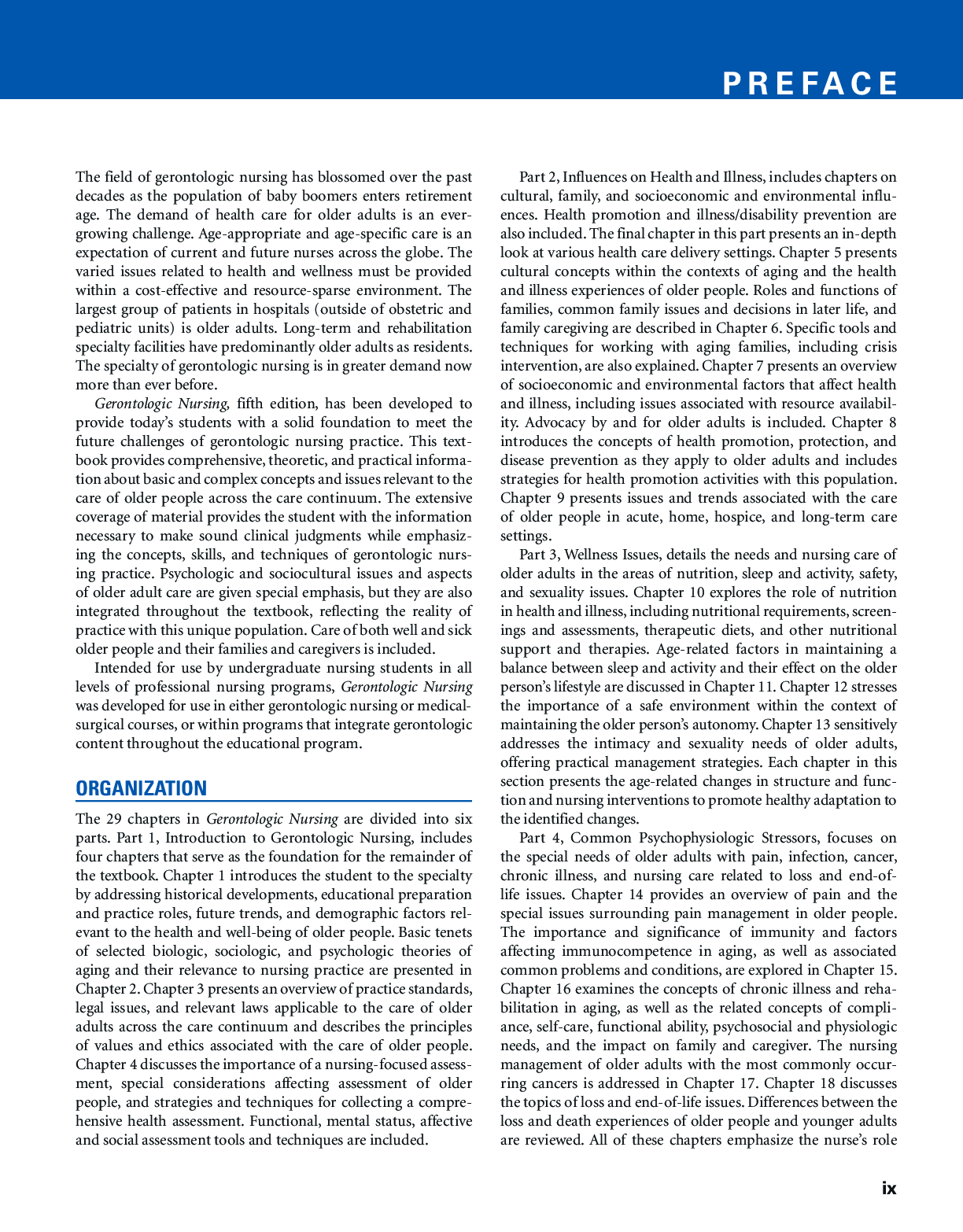 Preview page 10 of eBook PDF Gerontologic Nursing 5th Edition By Sue E. Meiner