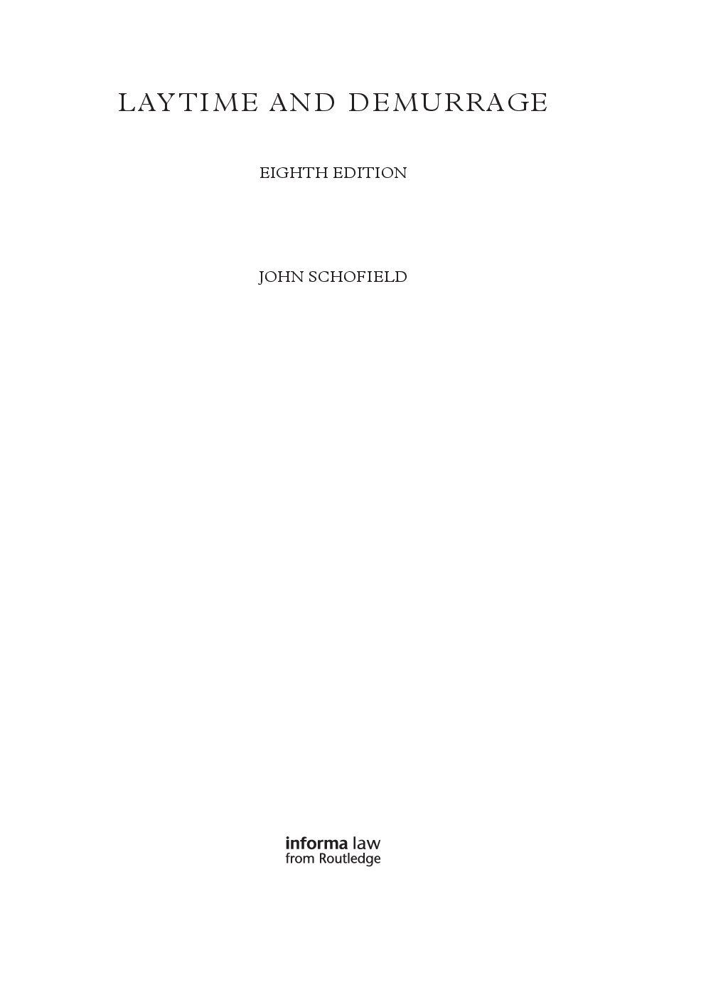 Preview page 4 of eBook PDF Laytime and Demurrage 8th Edition By John Schofield