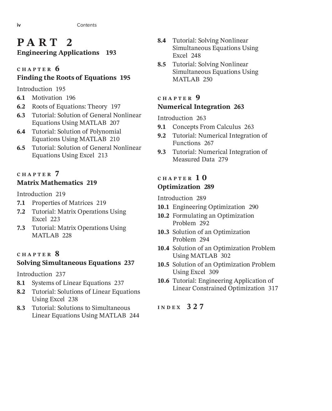 Preview page 4 of eBook PDF Engineering Computation An Introduction Using MATLAB and Excel 2026 Evergreen Release By Joseph Musto, William