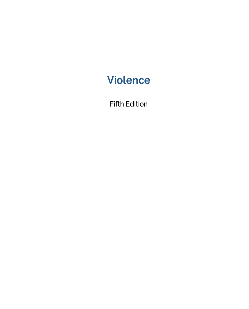 Preview page 2 of eBook PDF Violence The Enduring Problem 5th Edition By Alex Alvarez, Ronet Bachman