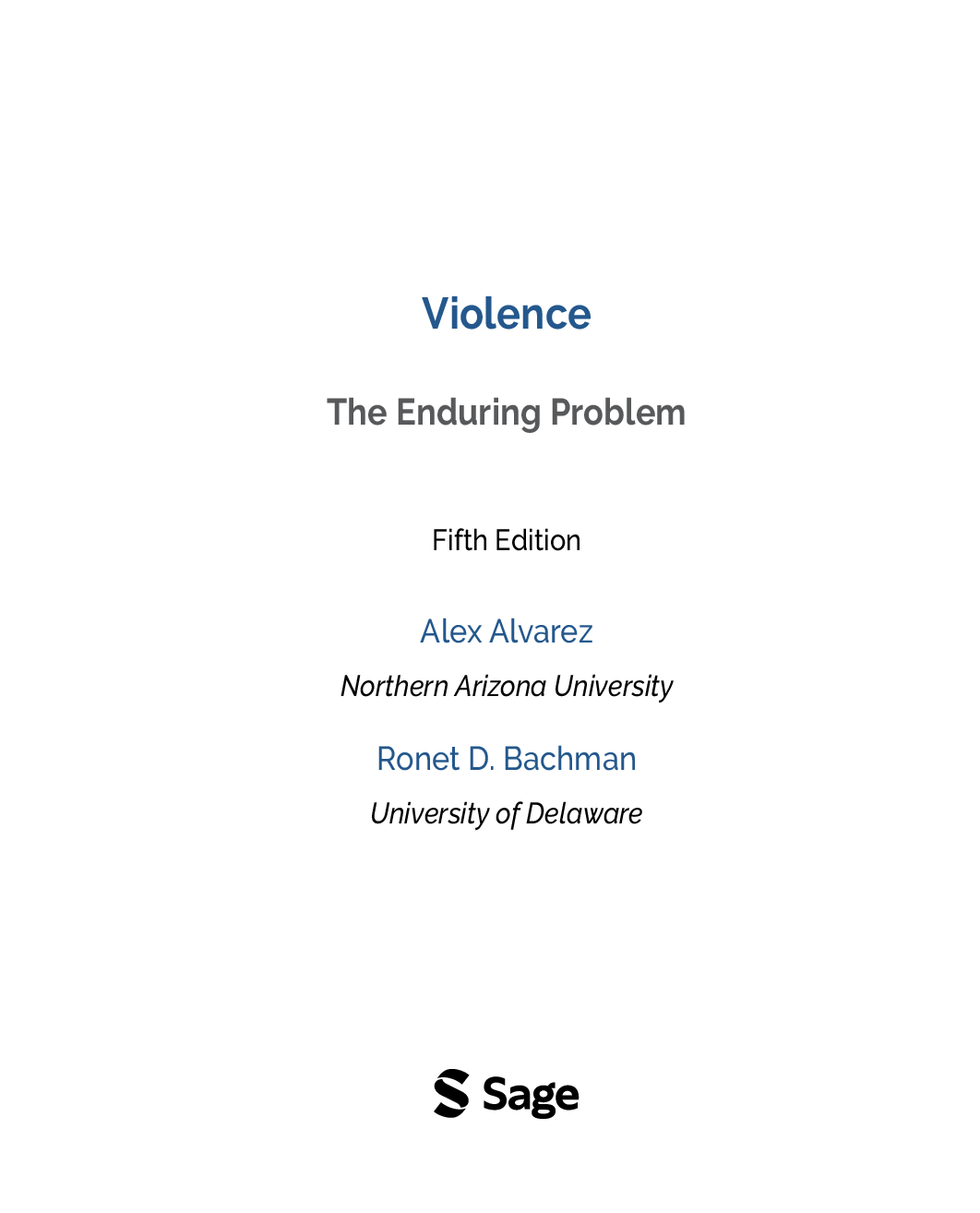 Preview page 4 of eBook PDF Violence The Enduring Problem 5th Edition By Alex Alvarez, Ronet Bachman