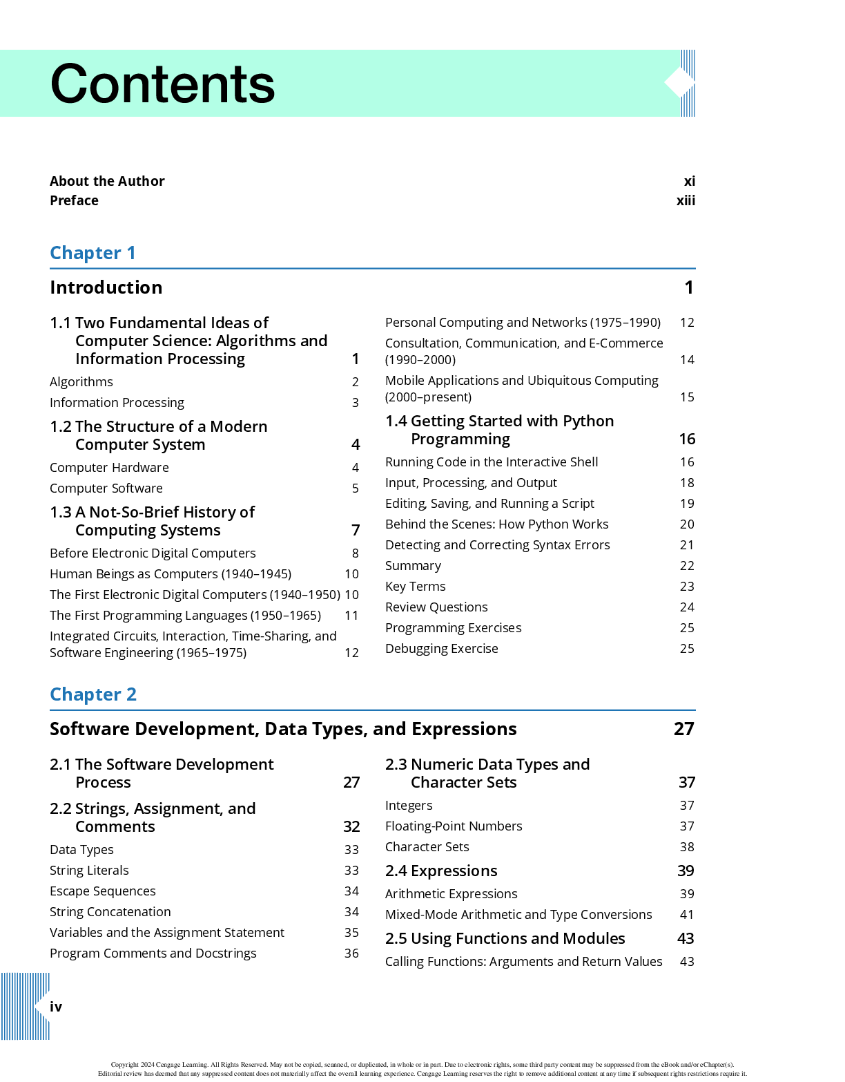 Preview page 2 of eBook [PDF] Fundamentals Of Python First Programs 3rd Edition By Kenneth A. Lambert