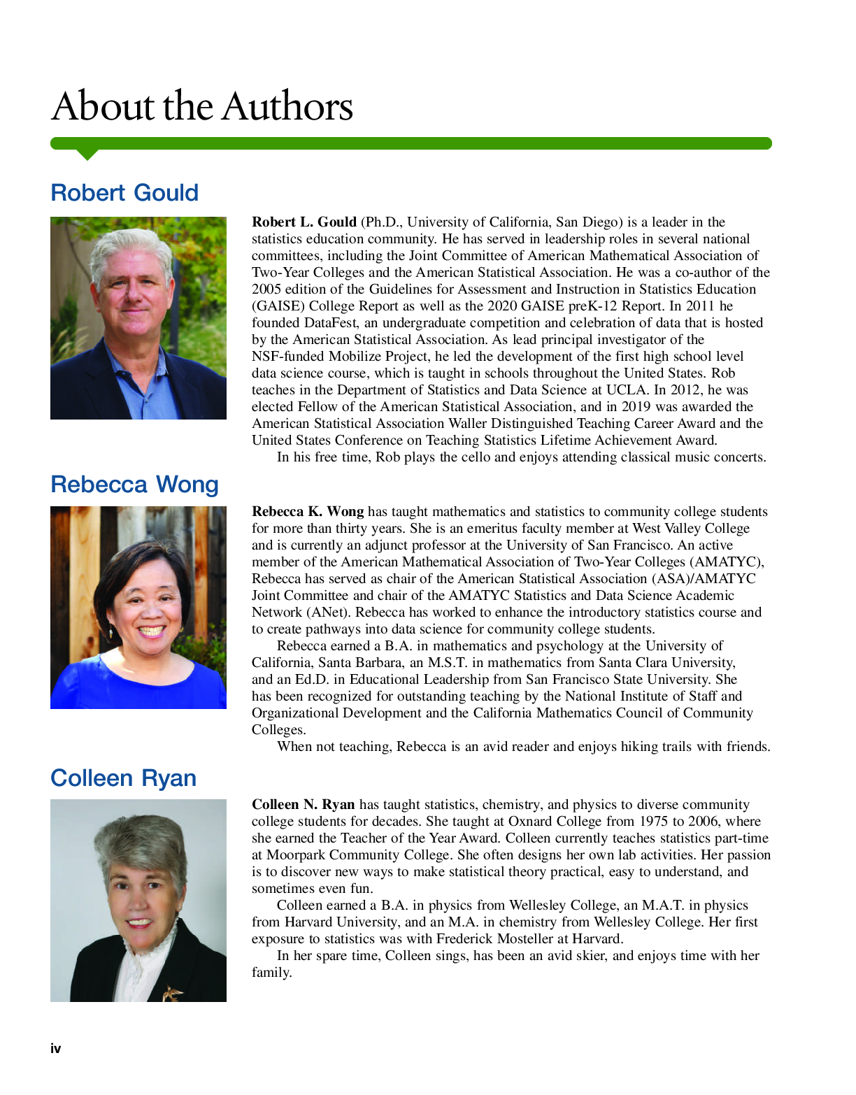 Preview page 6 of eBook [PDF] Introductory Statistics Exploring the World Through Data 4th Edition By Gould R.