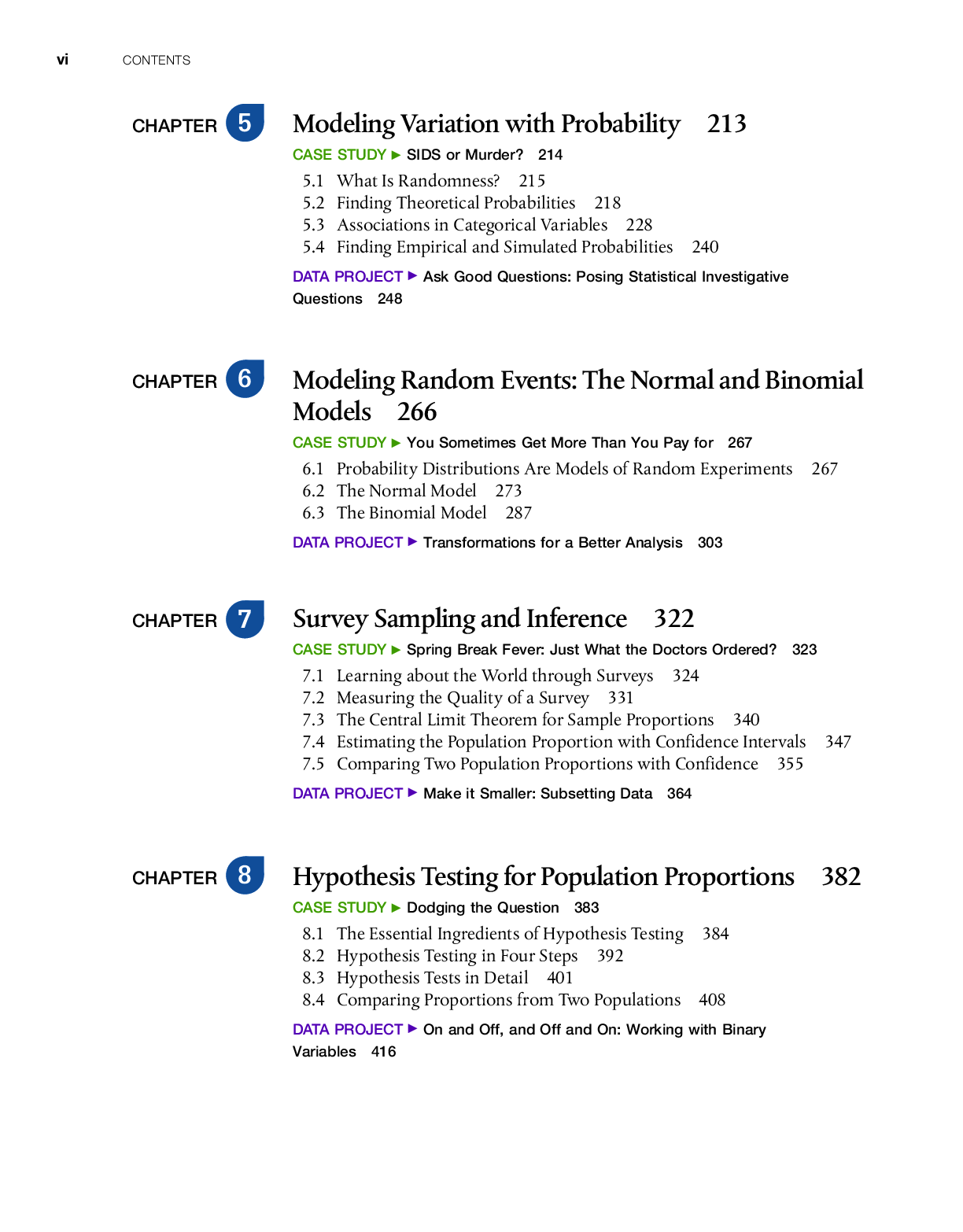 Preview page 8 of eBook [PDF] Introductory Statistics Exploring the World Through Data 4th Edition By Gould R.