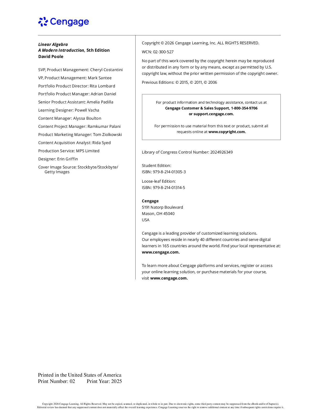 Preview page 4 of eBook [PDF] Linear Algebra A Modern Introduction 5th Edition By David Poole