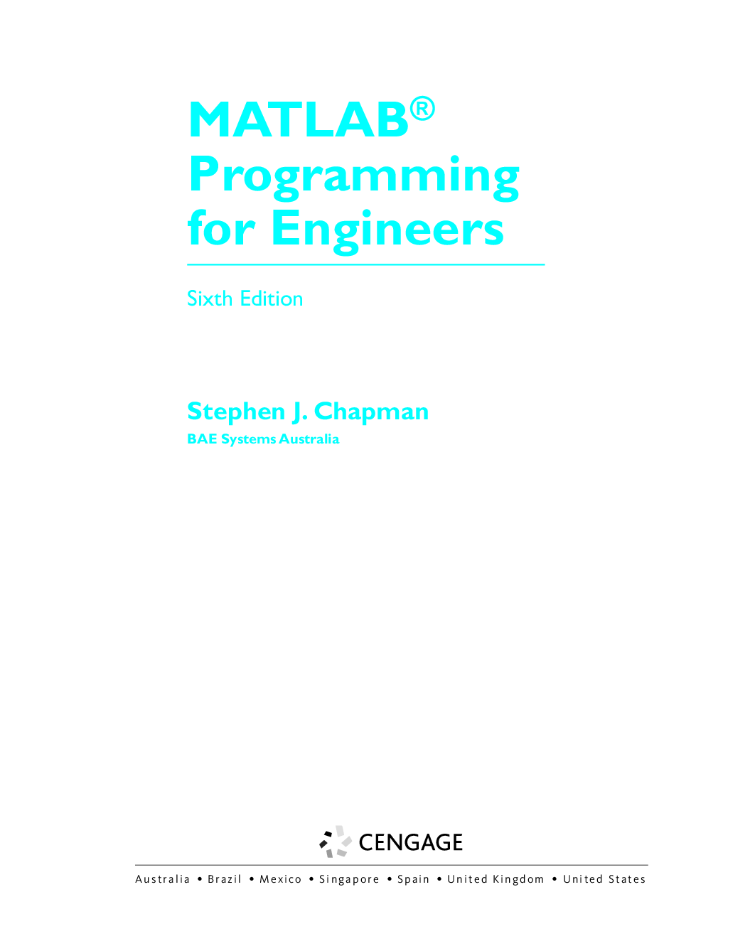 Preview page 4 of eBook [PDF] MATLAB Programming for Engineers 6th Edition By Stephen J. Chapman