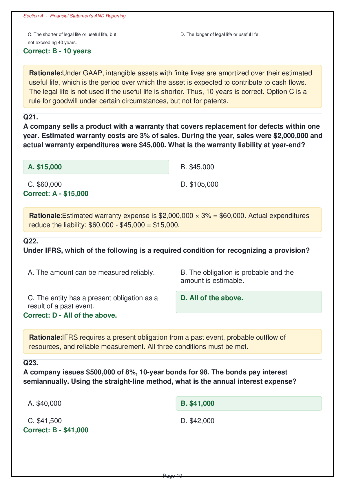 Preview page 7 of ACCT 2000 Final Exam EOC Practice: 189-Question Mock Test Bank with Detailed Rationales (Lowe-Ardoin)