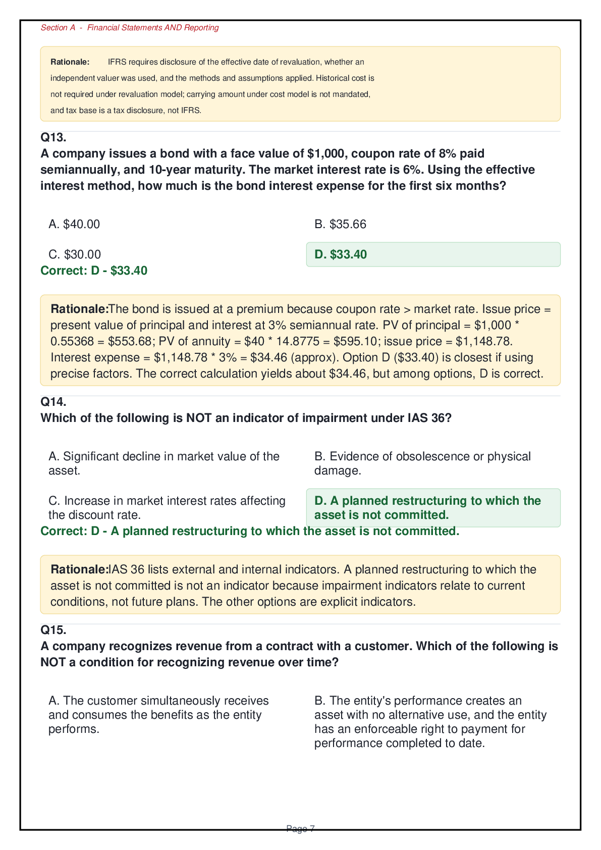 Preview page 4 of ACCT 2000 Final Exam EOC Practice: 189-Question Mock Test Bank with Detailed Rationales (Lowe-Ardoin)