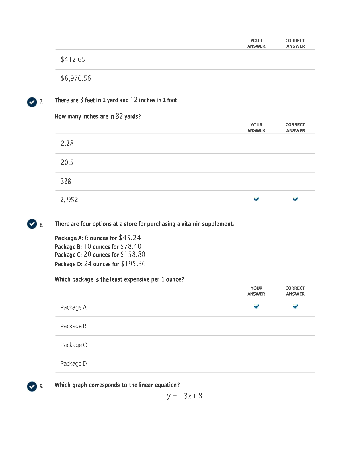 Preview page 4 of WGU D771 QUANTITATIVE LITERACY (POGO) EXAM PRE ASSEMENT / UPDATED 2026/ COMPLETE