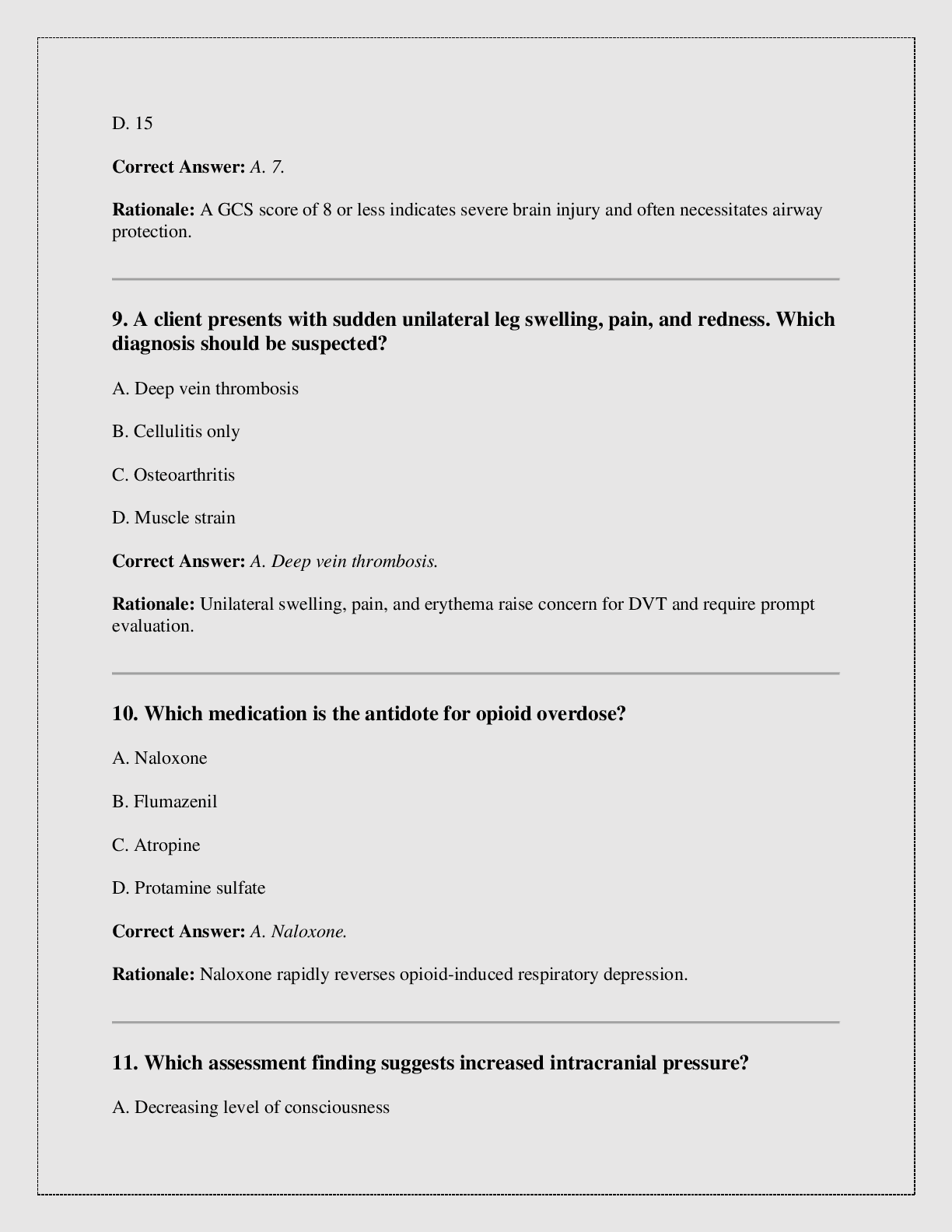 Preview page 4 of Barkley-Style Emergency Nurse Practitioner (ENP-C)  Certification 2026/2027 version with correct answers /instant  pdf