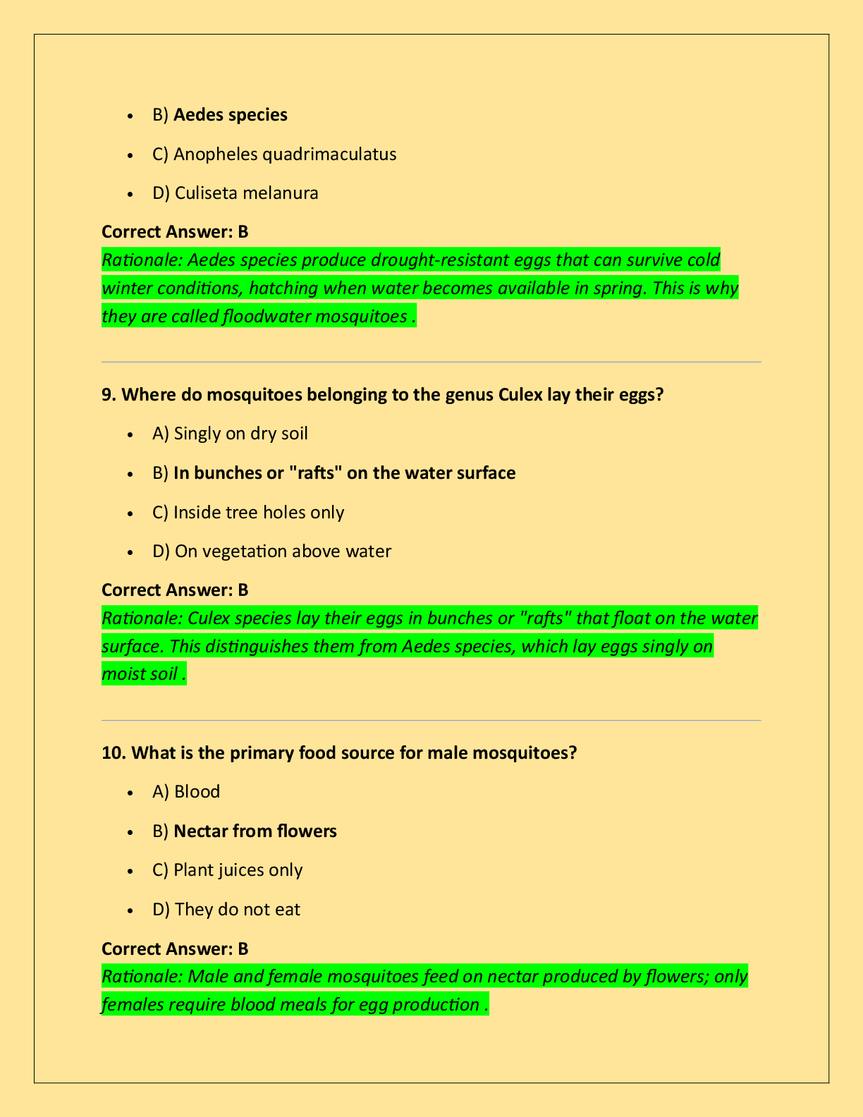 Preview page 4 of Alberta Biting Fly (Mosquito) Control  Certificate Exam 200 Questions with Correct  Answers and Explanations