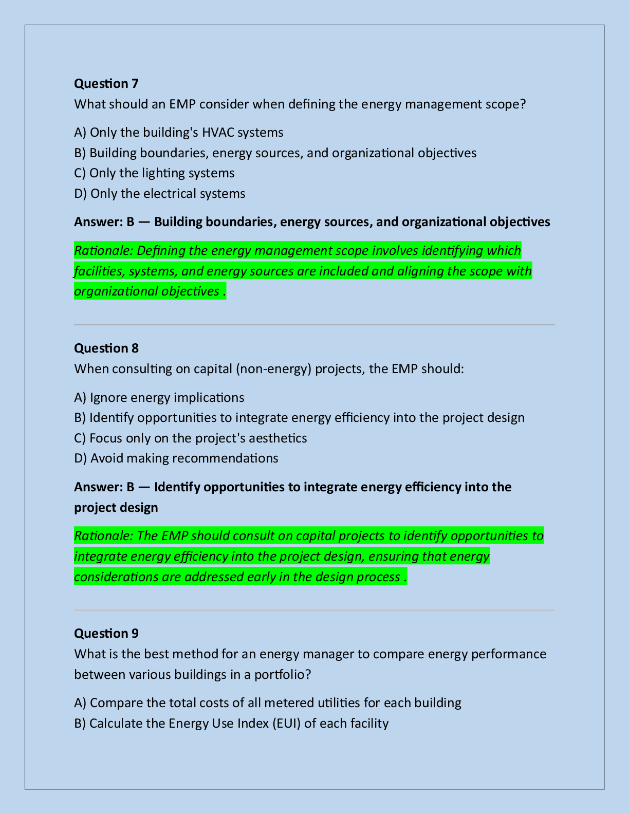 Preview page 4 of ASHRAE Energy Modeling Professional Certification  (EMP) Exam Practice Questions And Correct  Answers (Verified Answers)