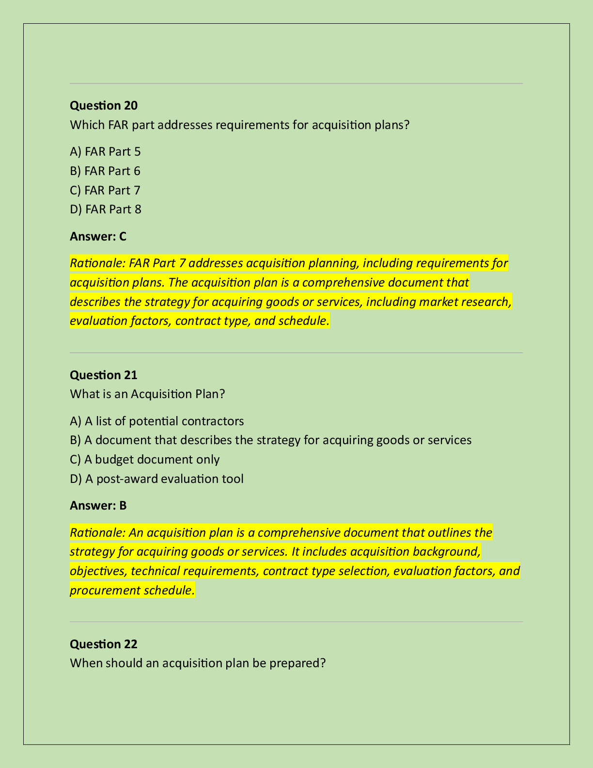 Preview page 5 of FAC-C Professional Exam Prep | Comprehensive  Study Guide with Complete Exam Questions and  Detailed Answers | Latest Ed