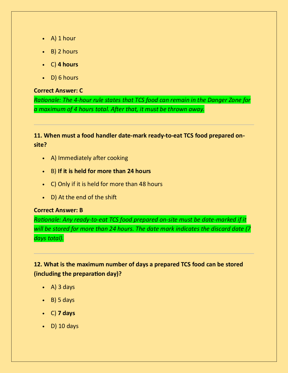 Preview page 4 of ServSafe Manager Practice Exam 2026 – Complete  Actual Exam Practice Questions with 100% Verified  Correct Answers and R