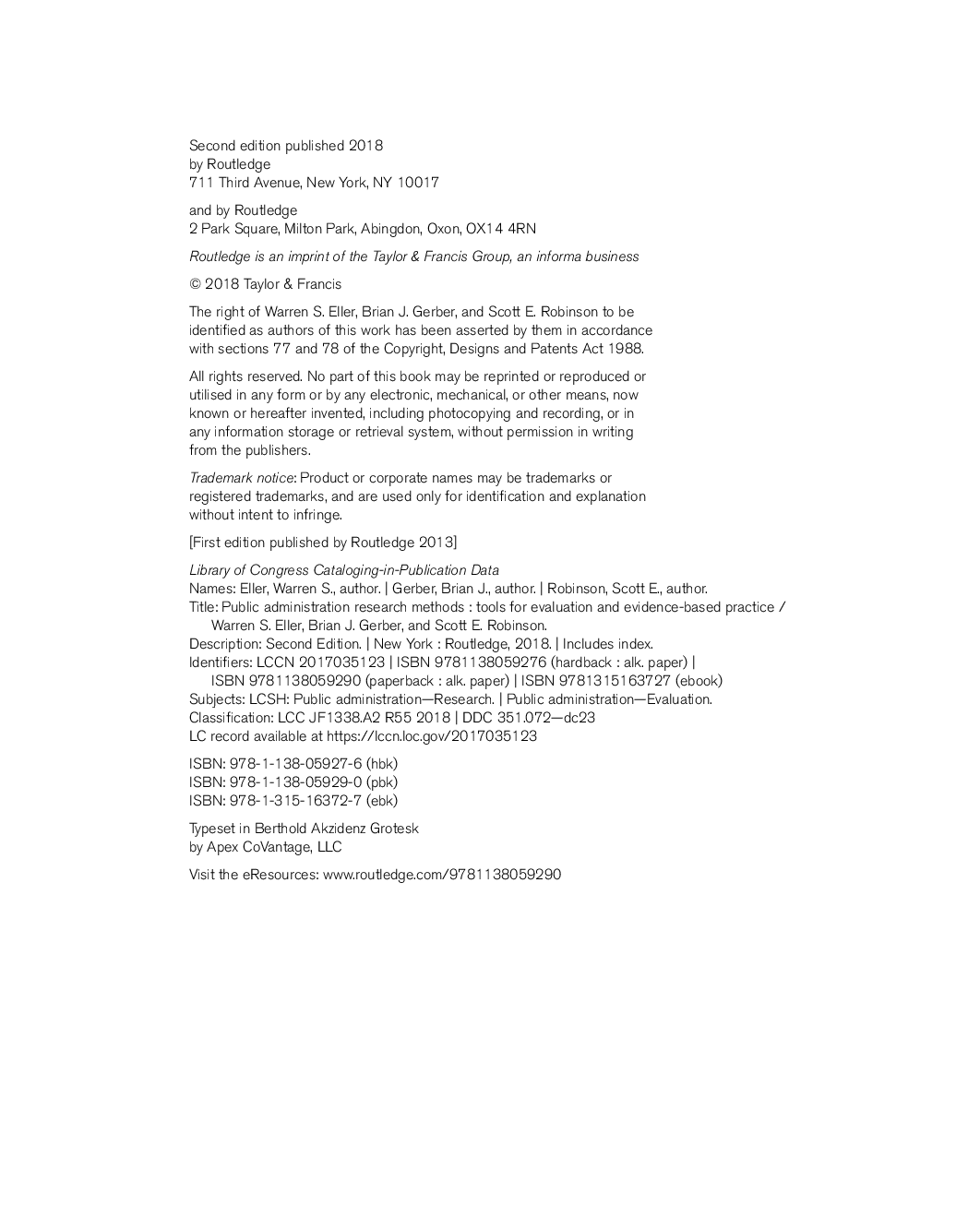Preview page 5 of eBook PDF Public Administration Research Methods Tools for Evaluation and Evidence-Based Practice 2nd Edition By Warren