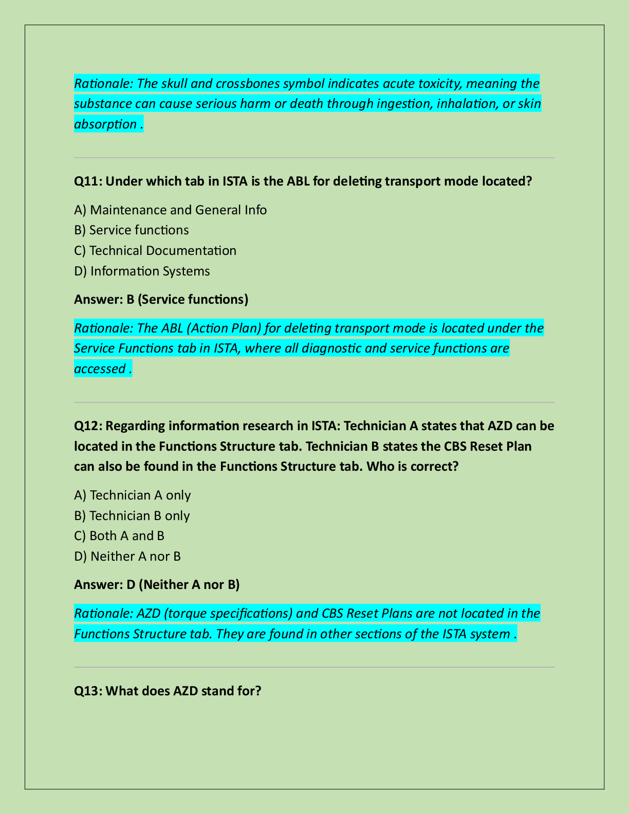 Preview page 5 of BMW ASSOCIATE LEVEL ASE TEST 2025/26  QUESTIONS WITH CORRECT ANSWERS!!