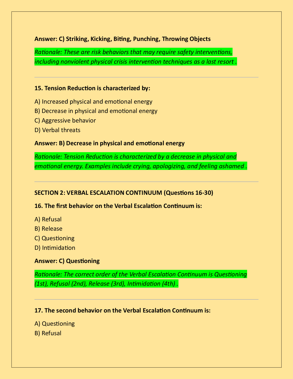 Preview page 6 of CPI EXAM 2025/2026 WITH COMPLETE  SOLUTIONS!!