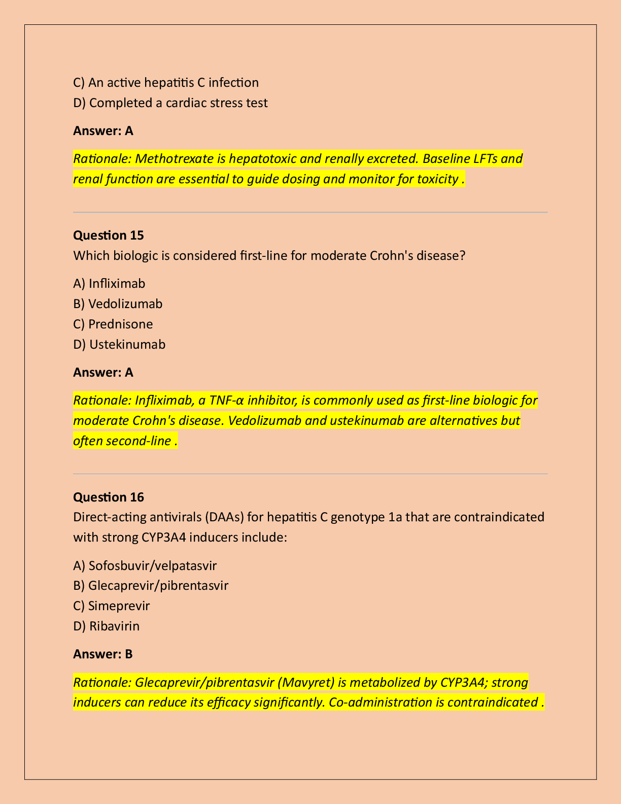 Preview page 3 of CSP EXAM TEST (SPECIALTY PHARMACY) WITH  CORRECT ANSWERS!!