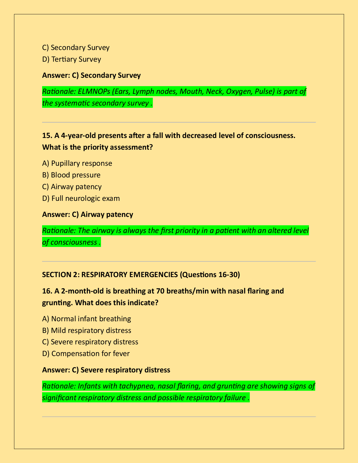 Preview page 4 of ENPC STUDY GUIDE WITH COMPLETE AND RATED 100%  CORRECT SOLUTIONS (UPDATED) 2025/26!!