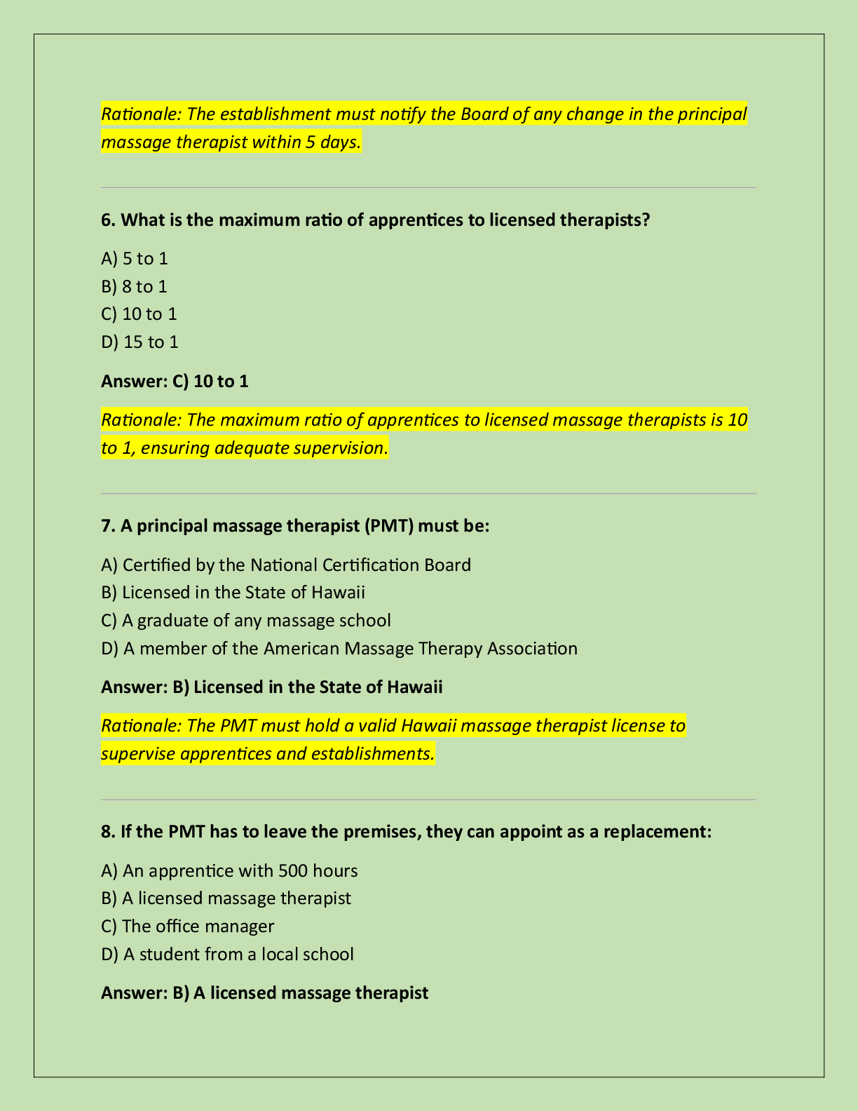 Preview page 3 of HAWAII MASSAGE EXAM STUDY GUIDE WITH  CORRECT SOLUTIONS 2026!!