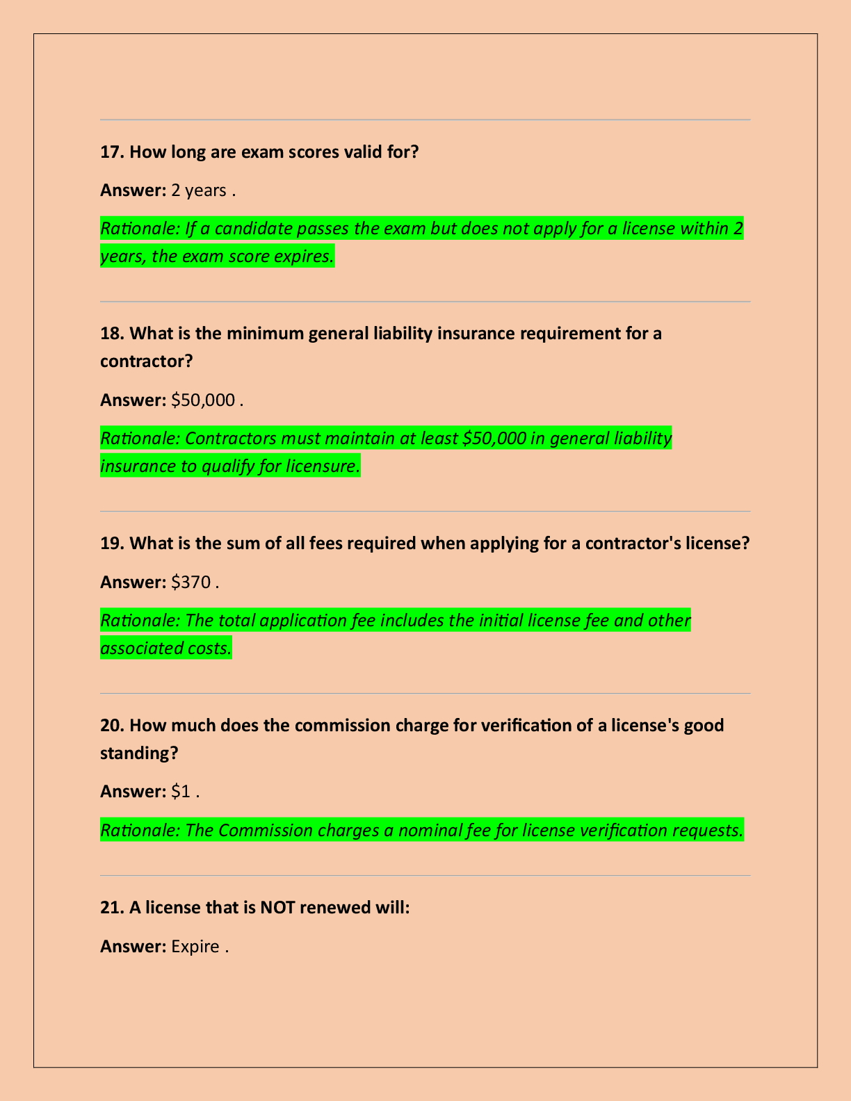 Preview page 5 of MARYLAND HOME IMPROVEMENT - PRACTICE TEST  (PSI)WITH COMPLETE SOLUTIONS.