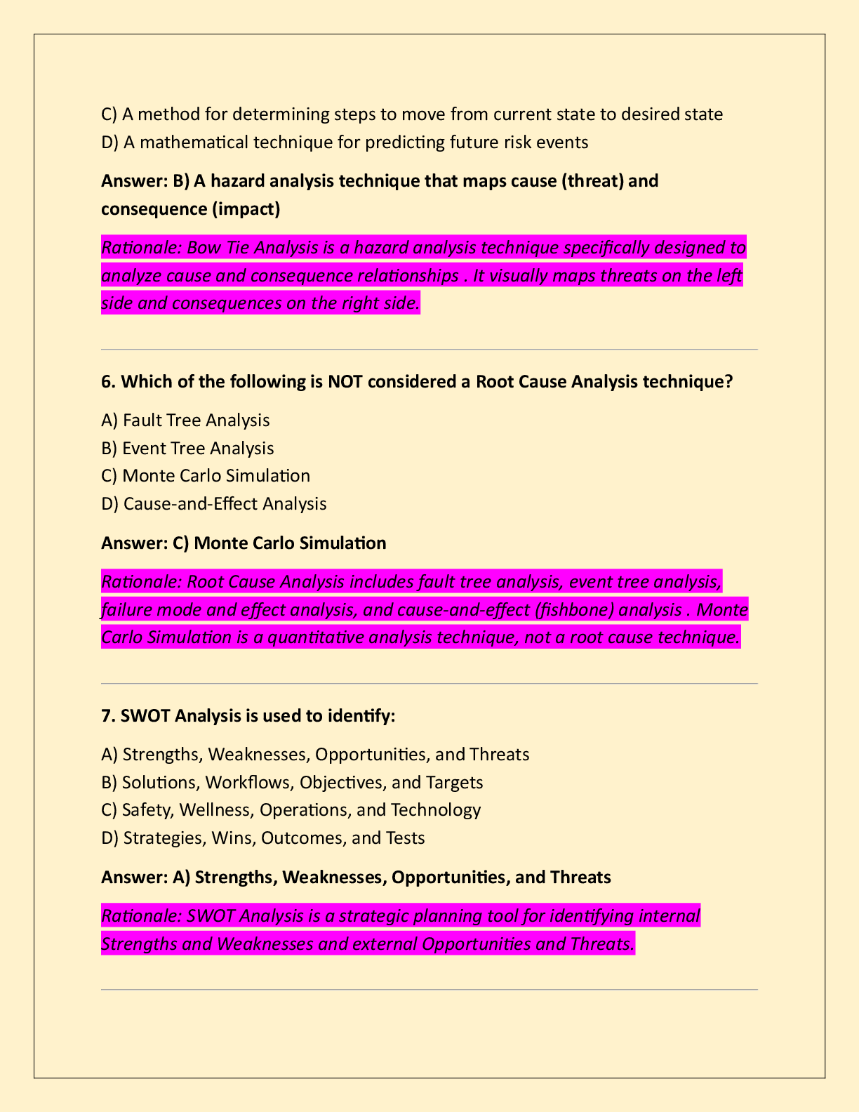 Preview page 2 of RIMS CRMP-Implementing the Risk Process  Verified 100% Correct!!