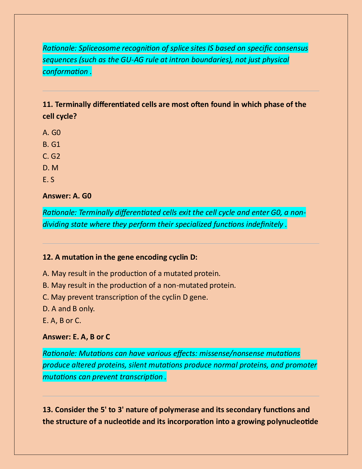 Preview page 5 of USABO OPEN EXAM 2025/26 QUESTIONS AND ANSWERS!!