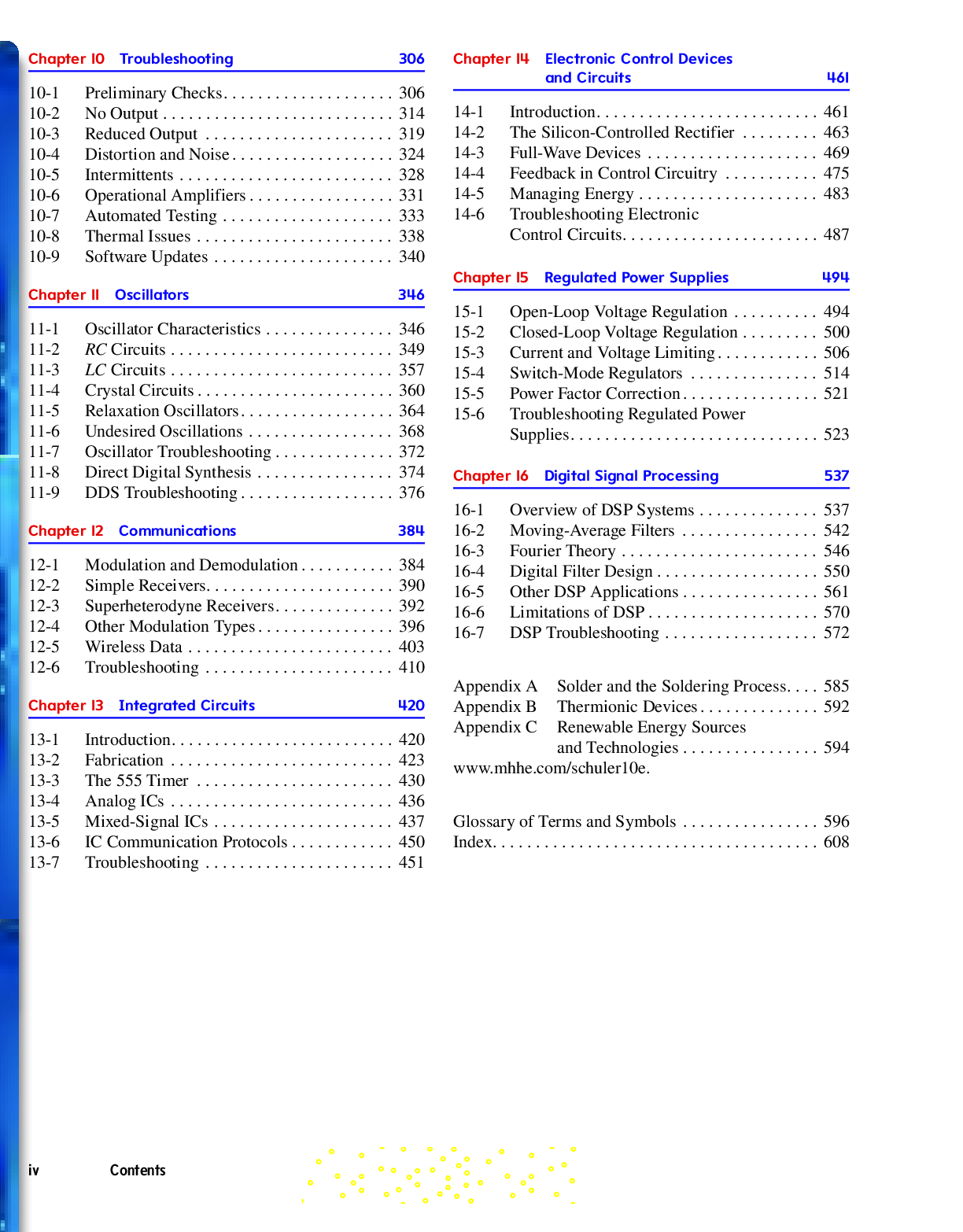 Preview page 3 of Electronics Principles and Applications 10th Edition By Charles A. Schuler