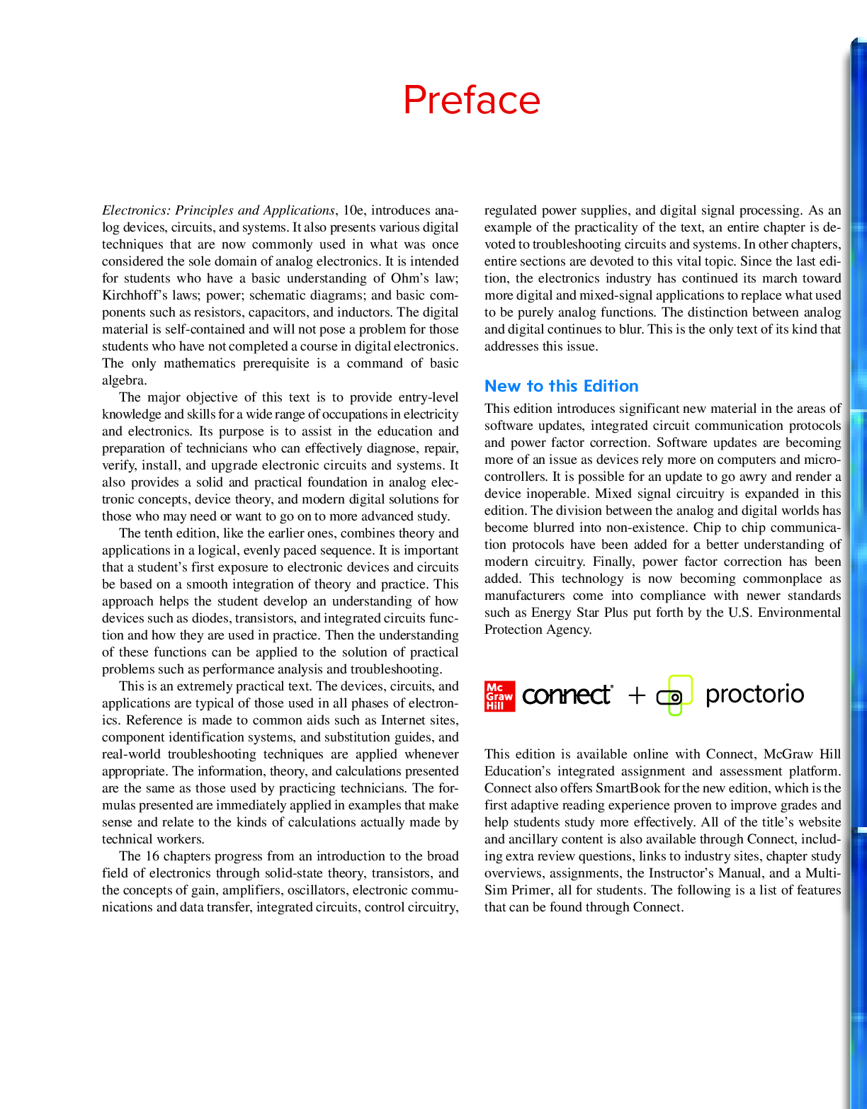 Preview page 4 of Electronics Principles and Applications 10th Edition By Charles A. Schuler