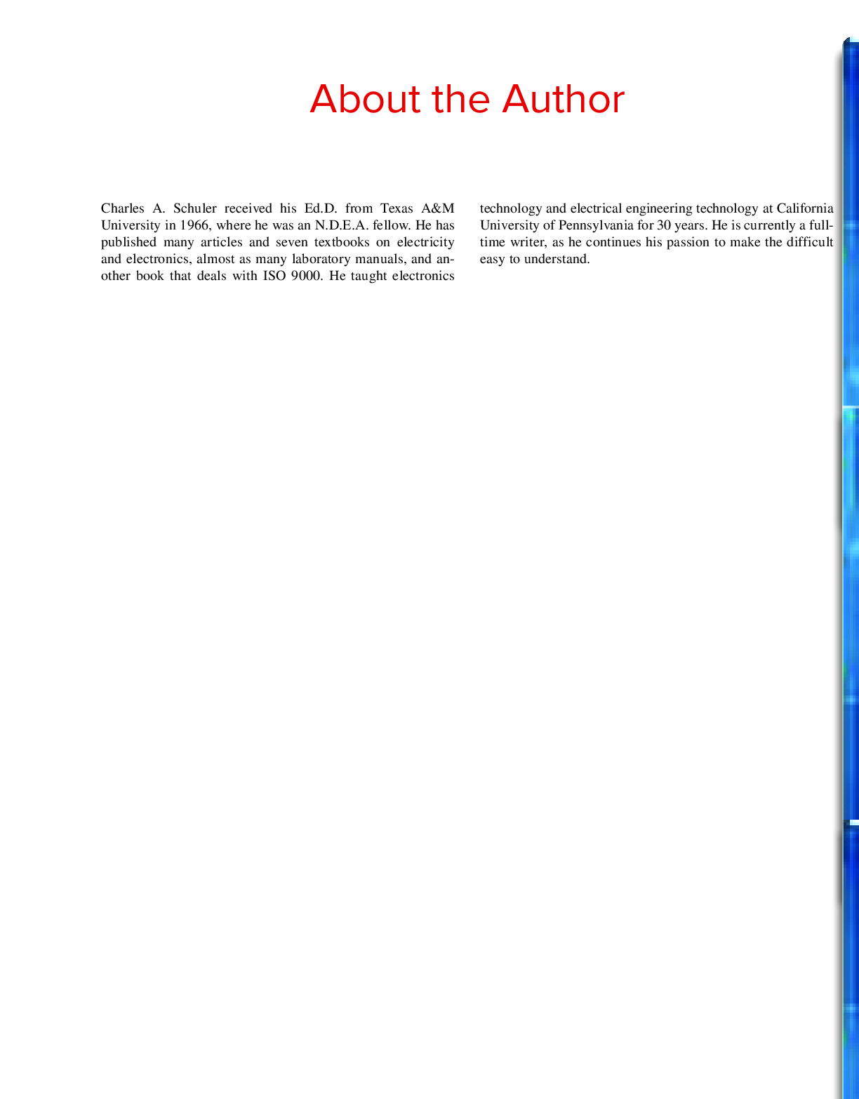 Preview page 5 of Electronics Principles and Applications 10th Edition By Charles A. Schuler