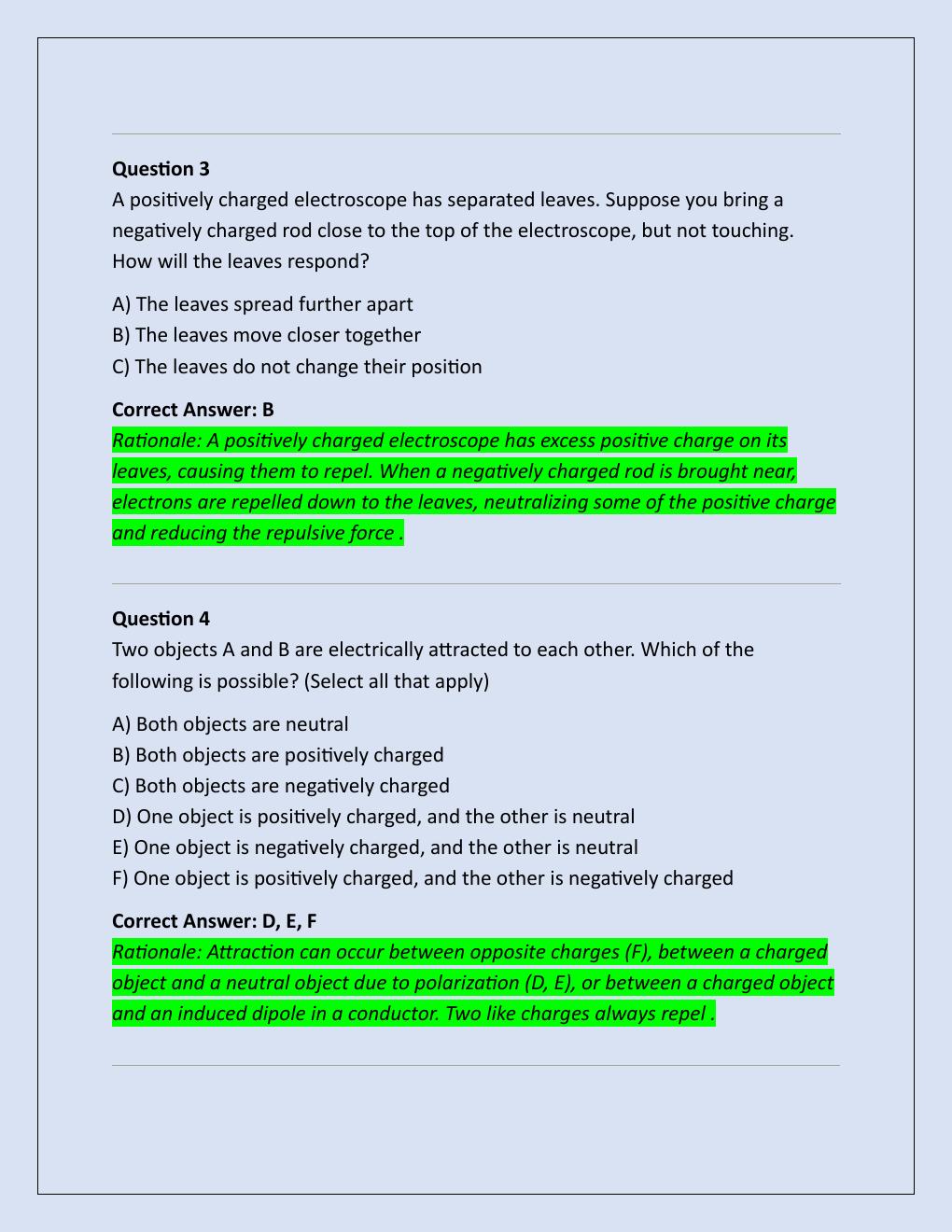 Preview page 2 of PHYS 112 EXAM 1 | QUESTIONS AND ANSWERS CORRECTLY  EXPLAINED | 2026 UPDATE | WITH COMPLETE SOLUTIONS.
