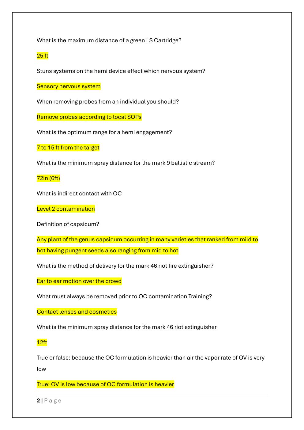 Preview page 2 of INIWIC TEST 2 EXAM 3 VERSIONS