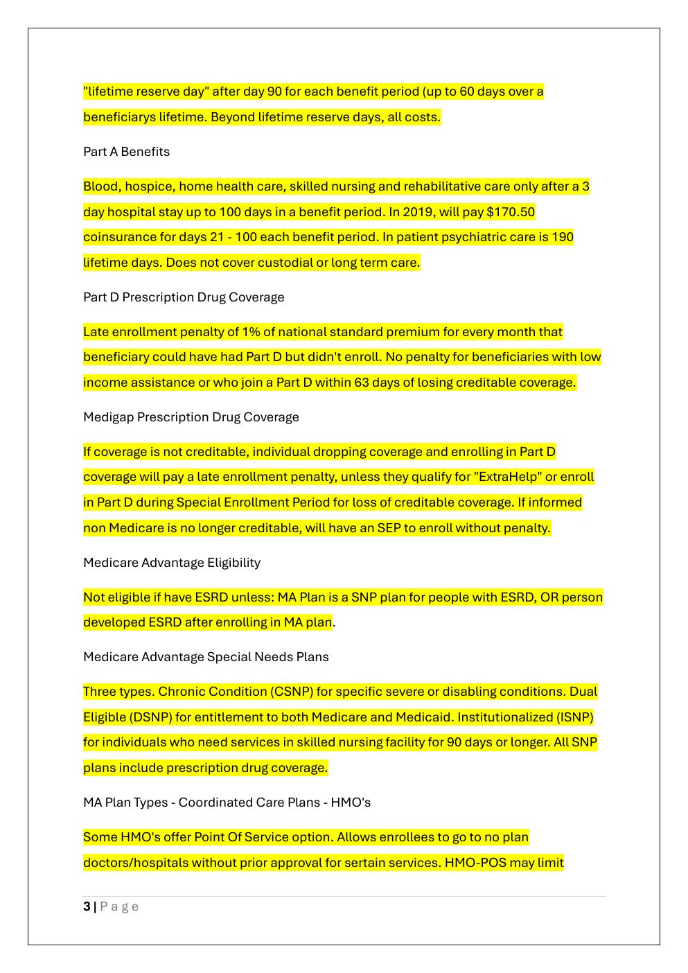 Preview page 3 of AHIP FINAL EXAM