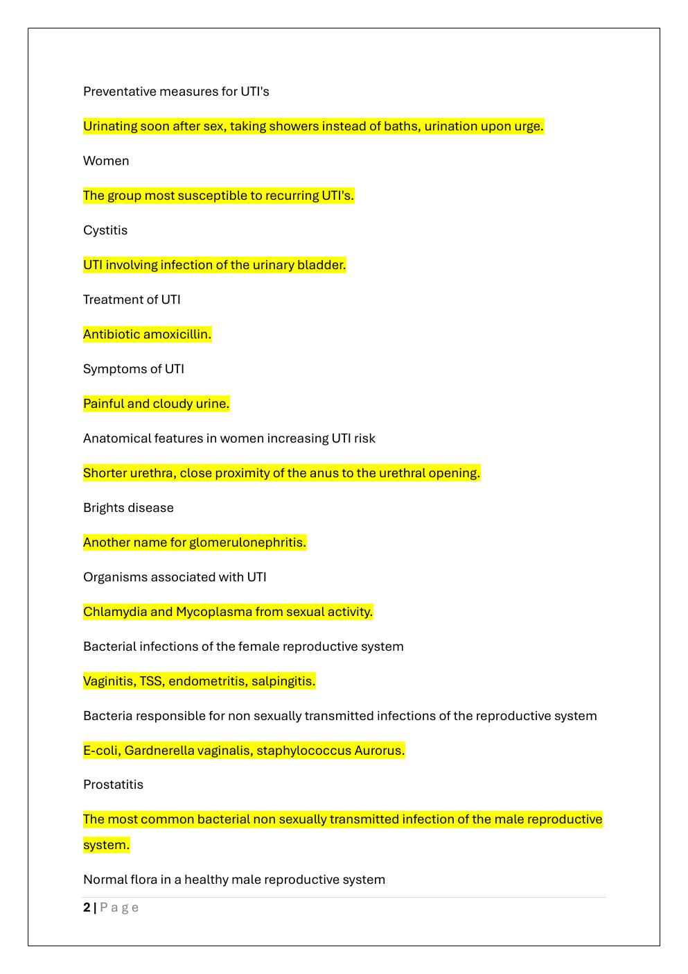 Preview page 2 of MICROBIOLOGY FINAL EXAM
